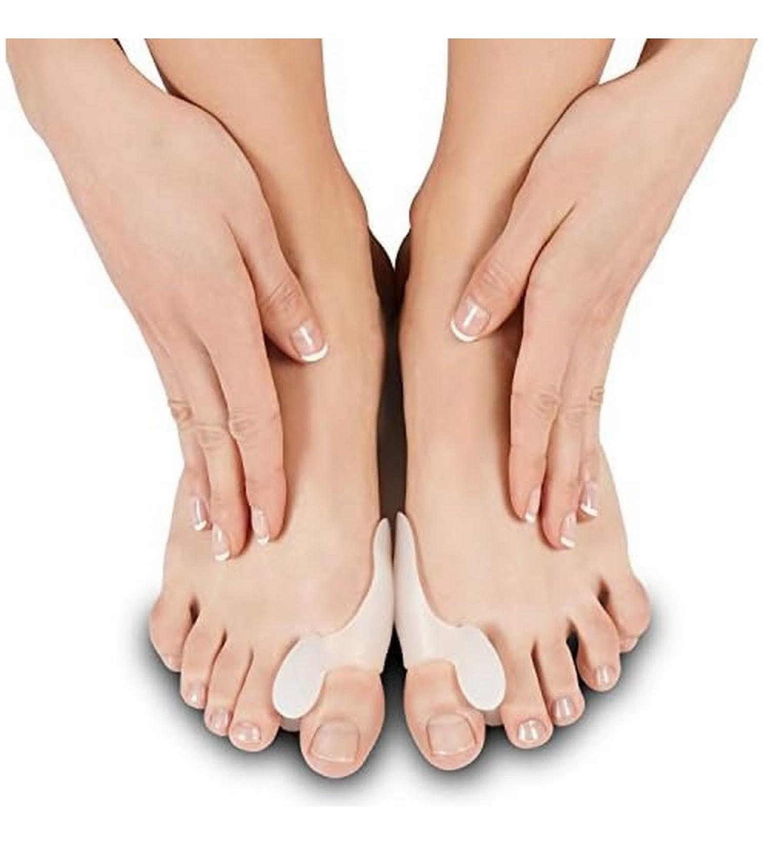 Silicone Bunion Corrector by Soles - Bunion Pad & Toe Spacer - Comfortable Soft Gel Toe Separator - One Size Fits All - Reduces Toe Pain and Foot Pain - Big Toe Straightener