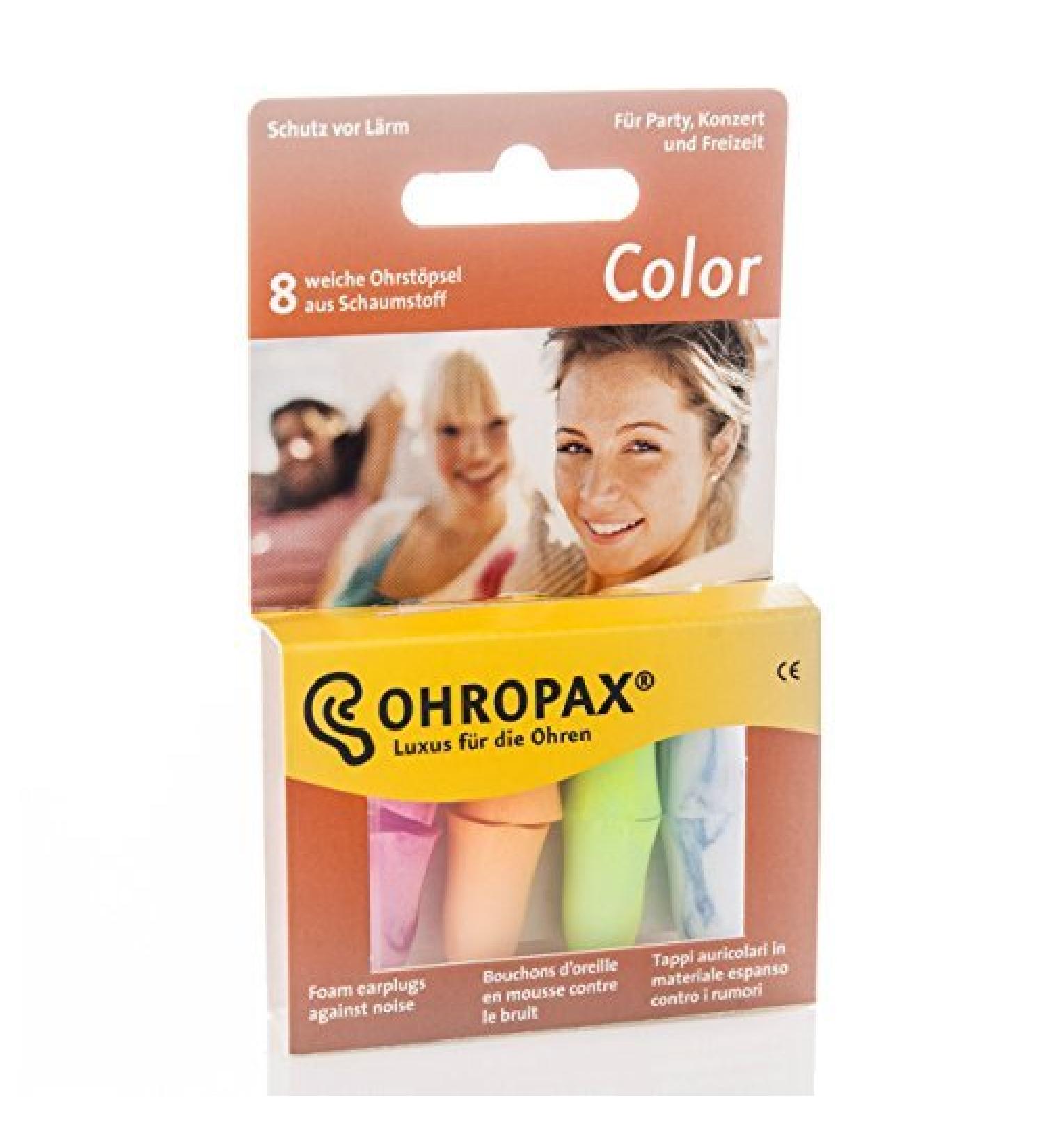 OHROPAX 5Pack Ohropax Color Foam earplugs 5x 8 pieces