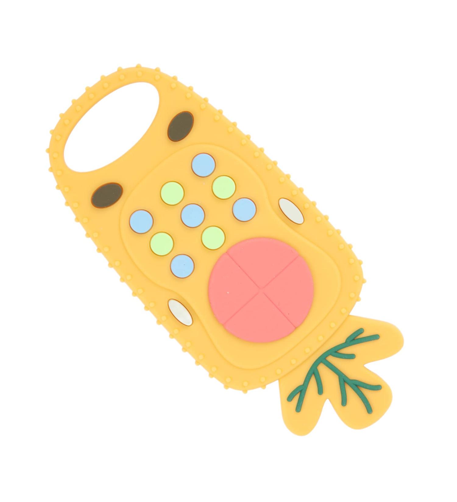 Buy Cute Soft Silicone Baby Bite Toys - Versatile Pineapple Teether for Teething Relief | International Shipping - Buy Online on GoSupps.com