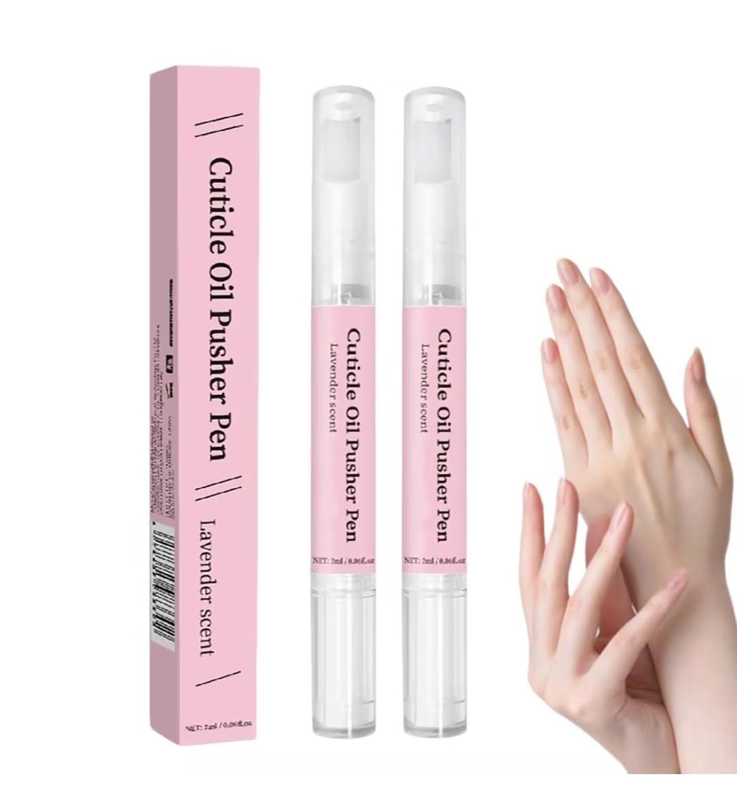2PC Sassytip Stylo Cuticules Ongles Stylo Repousse Cuticules 2 En 1 Cuticle Oil Pusher Pen Cuticle Remover Pen Stylo a Huile Pour Cuticules for Dry & Damaged Nails Hydrate Fortifie Les Ongles Secs 2ml - Buy Online on GoSupps.com