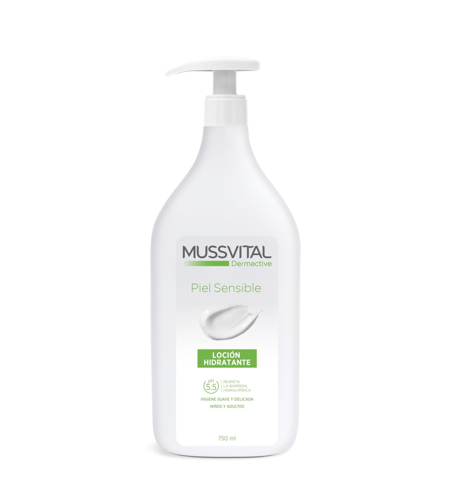 Mussvital Dermactiv Hidrat P Sensible 1L - Moisturizing Solution for Sensitive Skin - Buy Online Internationally - Buy Online on GoSupps.com