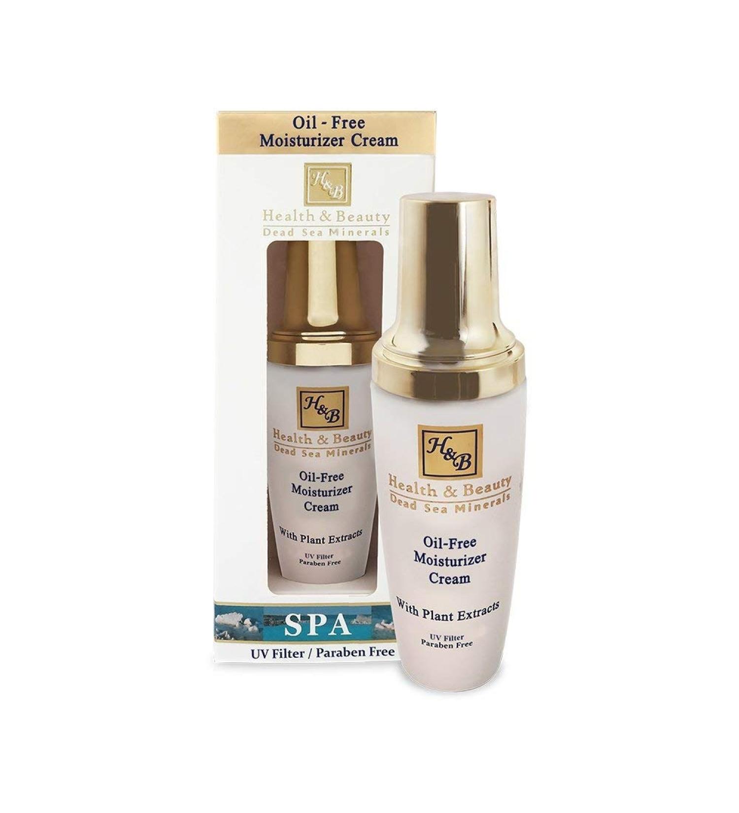 Health & Beauty Dead Sea Oil-Free Moisturizer Cream for Oily Skin - Hydrating & Lightweight Formula for Clear Complexion - Buy Online on GoSupps.com