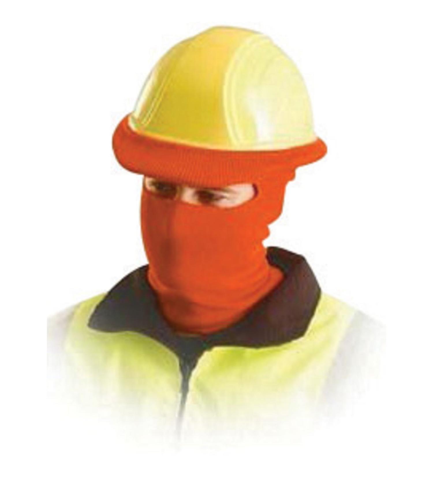 OccuNomix Hi-Viz Orange 100% Polyester Hot Rods Classic Full Face Balaclava Style Tube Liner