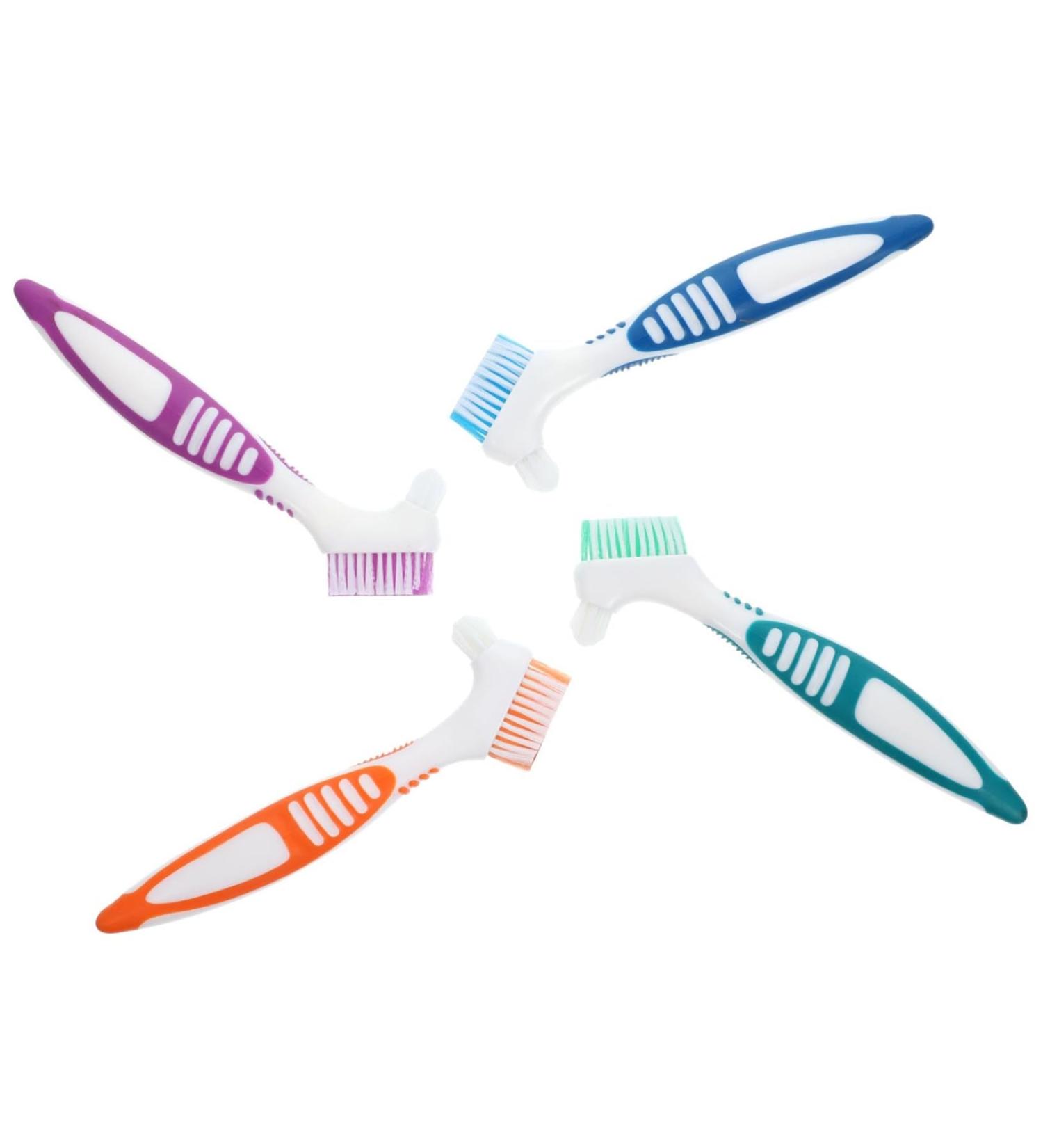 Buy Minkissy Toothbrush for Dentures - 8 Pack Colored Rubber Oral Care - International Shipping Available - Buy Online on GoSupps.com