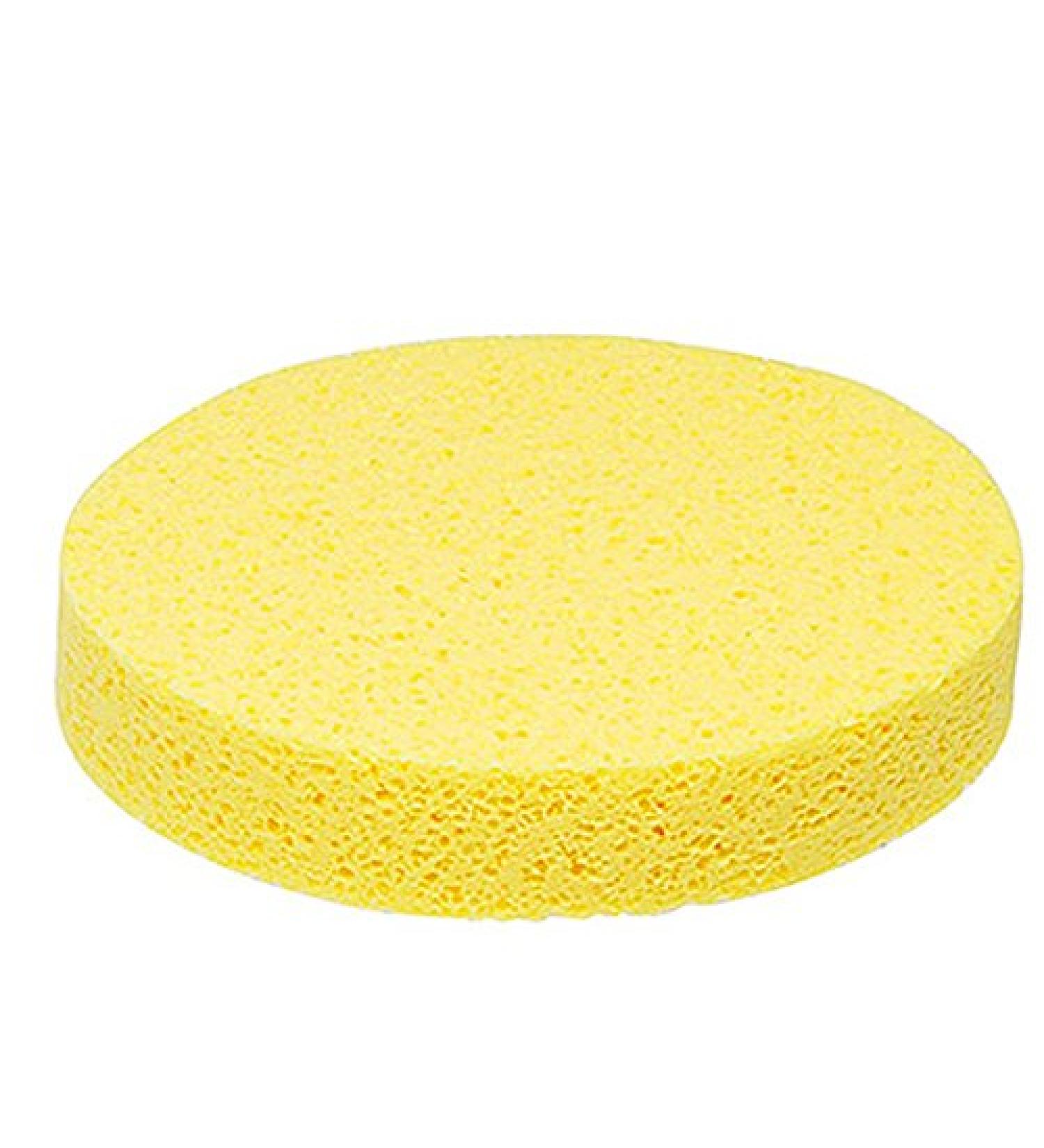 Kosmetex Makeup Removal Sponge 8.5 cm - Boil-Proof Face Cosmetic Sponge 1 Piece for Easy Makeup and Mask Removal - International Shipping Available - Buy Online on GoSupps.com