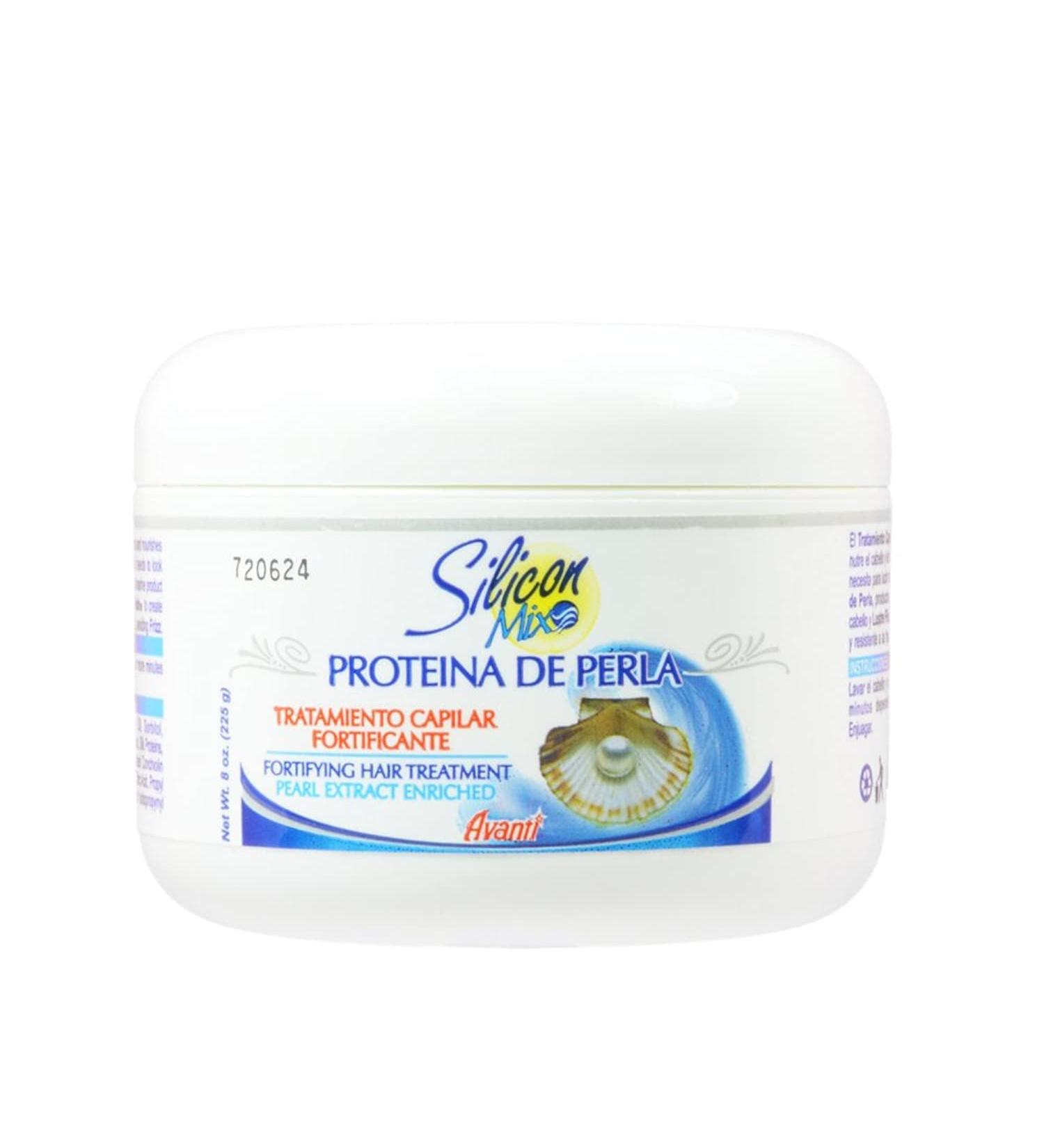 Silicon Mix Proteina De Perla - 8 oz Protein Fortifying Hair Treatment for Healthy Hair | International Shipping Available - Buy Online on GoSupps.com