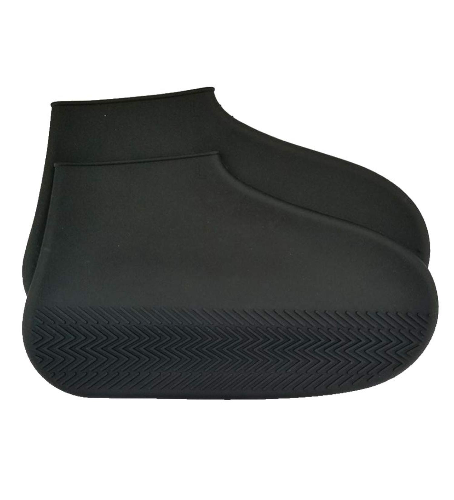 Healifty Silicone Shoe Covers - Disposable Rain Boots for Men - Black (Size S) - Buy Online on GoSupps.com