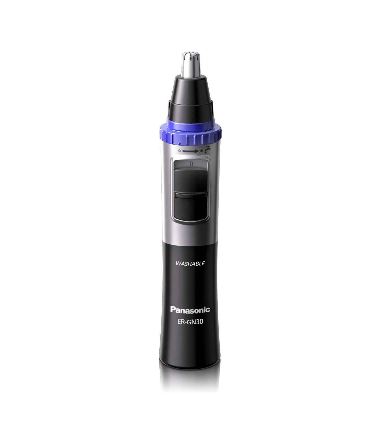 Panasonic ER-GN30-K Nose Ear Hair Trimmer in Blue - Precision Grooming Tool - Buy Online on GoSupps.com