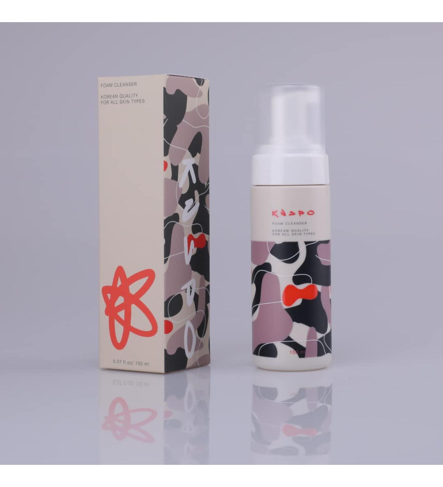 Foam Cleanser - For all skin types - Easy-to-use pump - Made in Korea