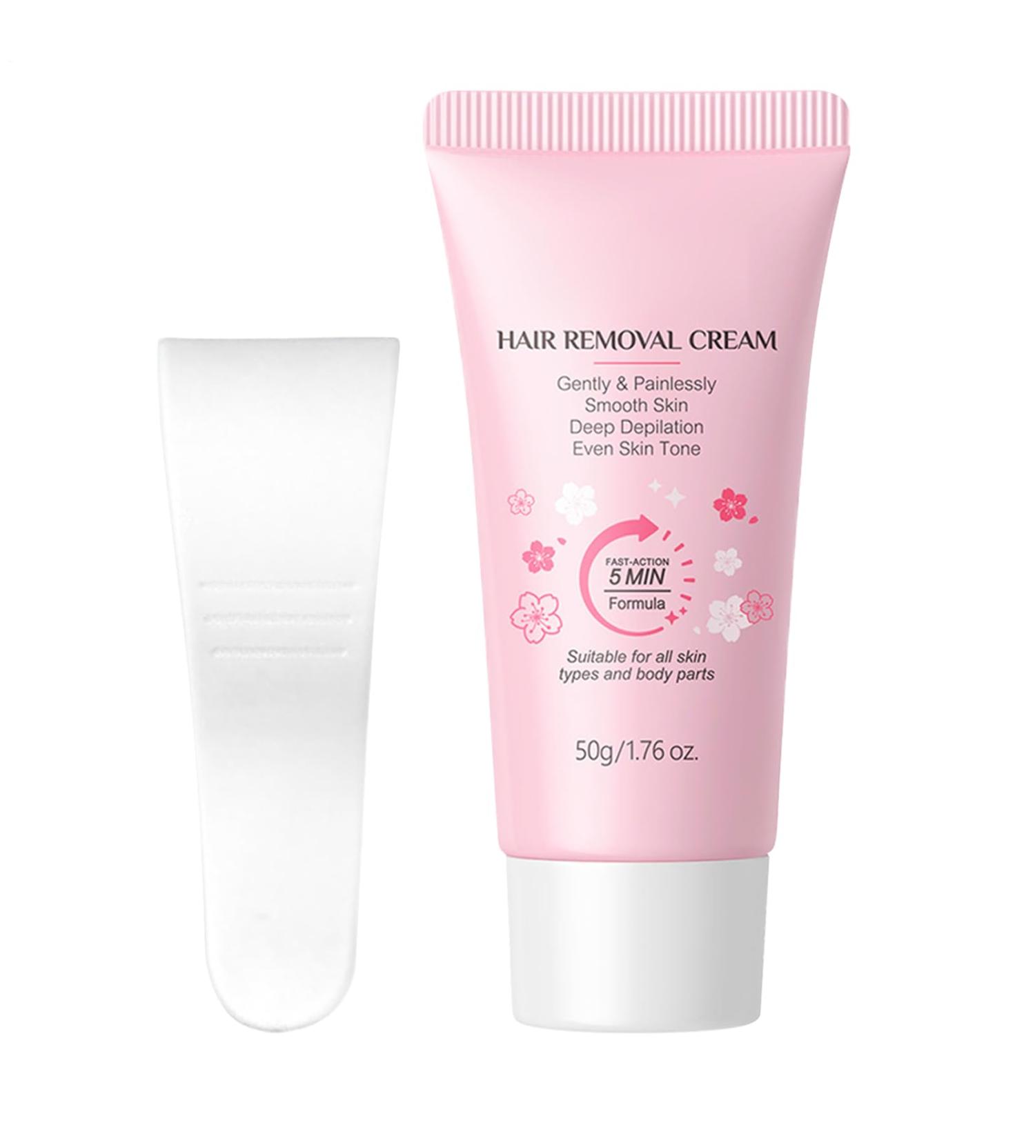 Hair Removal Cream - Peer Lotion Long-Lasting Moisturizing Hair Removal 50g | Effortless Skincare Set | Hair Removal Cream for Facial Lips - Buy Online on GoSupps.com