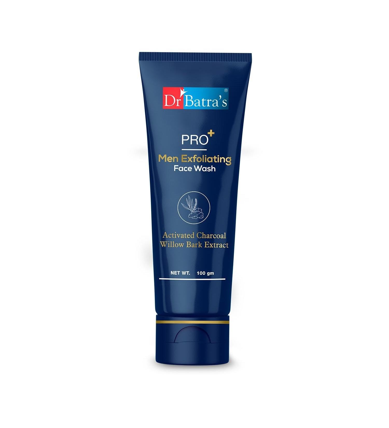 Dr Batra's PRO+ Men Exfoliating Face Wash 100 gm - Revitalize Your Skin | International Shipping Available - Buy Online on GoSupps.com