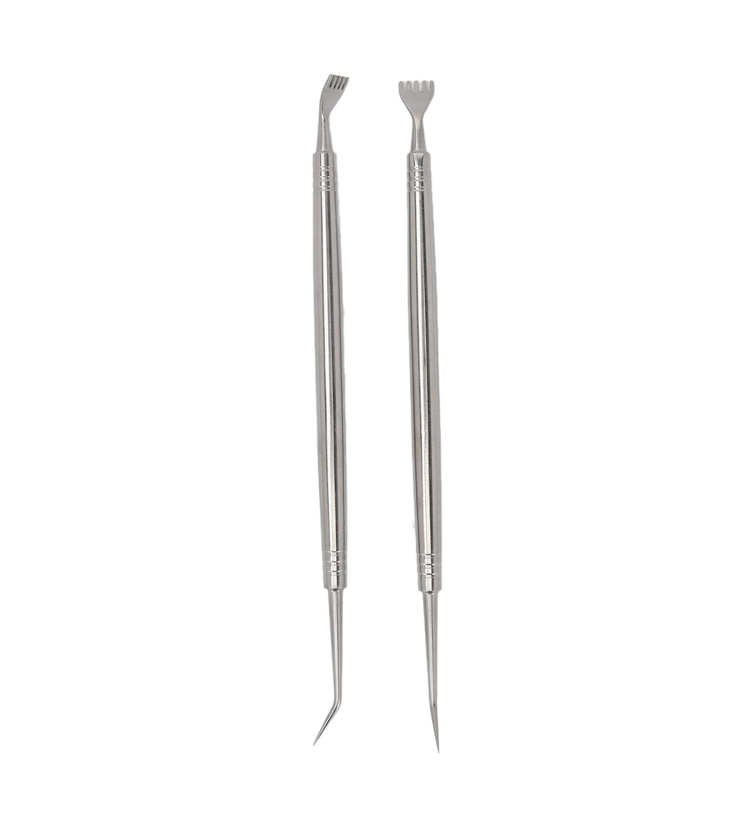 Sonew Eyelash Lift Perm Tool with Double End Design Stainless Steel 5 Toothed Comb Lash Lift Tool for Eyelash Grooming - Buy Online on GoSupps.com