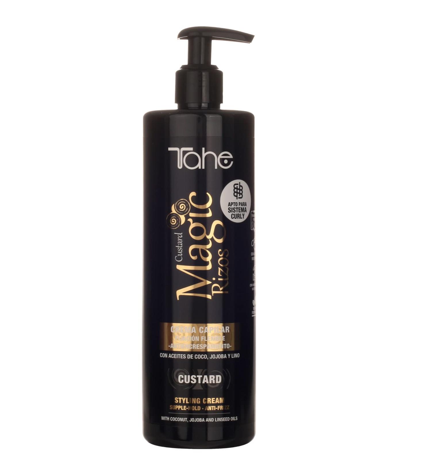 Tahe Magic Rizos Anti-Frizz Fixing Hair Cream for Colored Hair Custard 500 ml - Buy Online on GoSupps.com