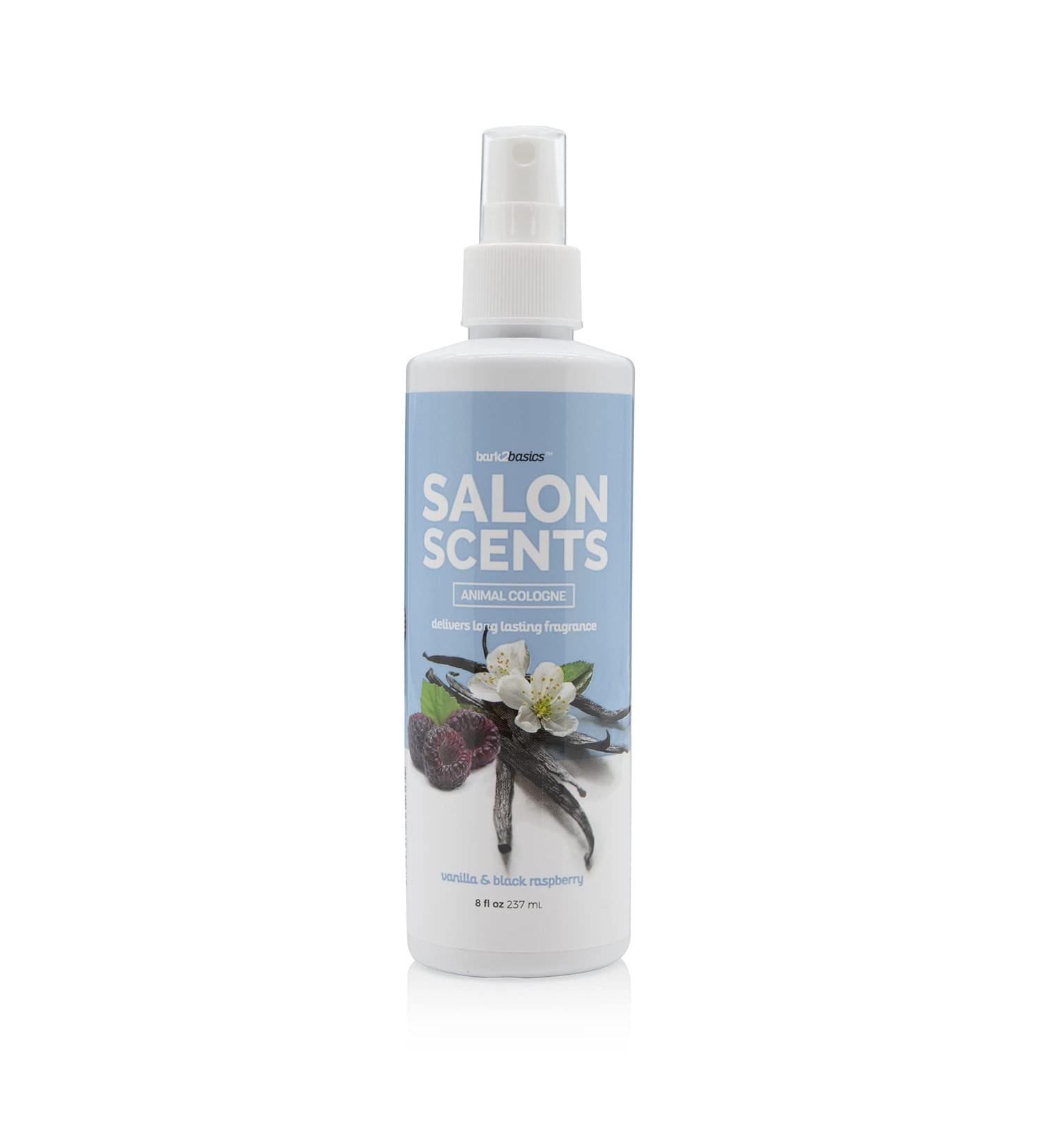 Bark2Basics Salon Scents Pet Grooming Cologne 8 oz - Vanilla Black Raspberry Deodorant for Dogs & Cats - Buy Online on GoSupps.com