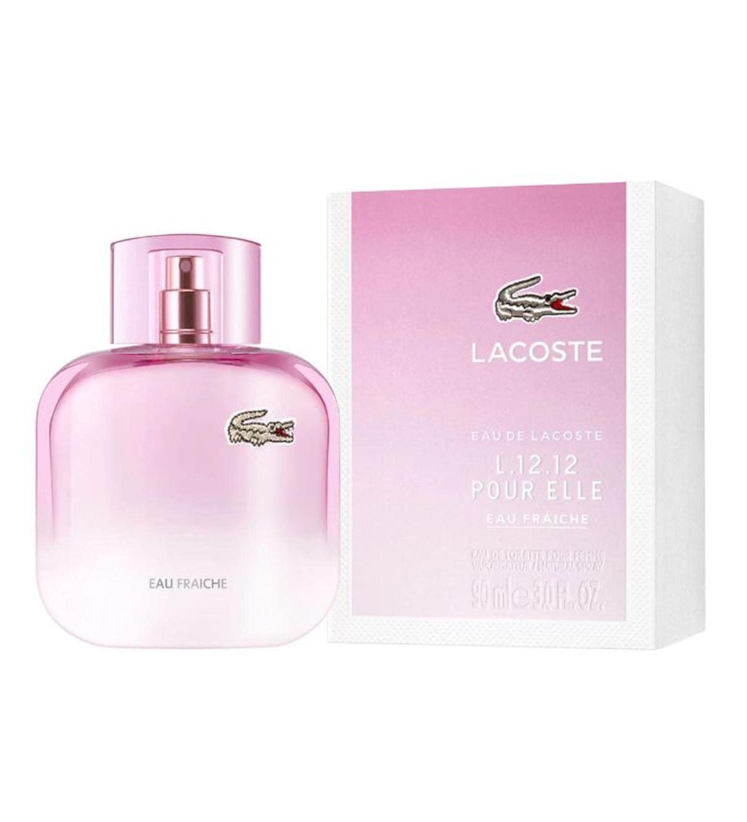 Lacoste L.12.12 Eau Fraiche Pour Elle 3 Fl oz Modern 90 ml (Pack of 1) - Buy Online on GoSupps.com