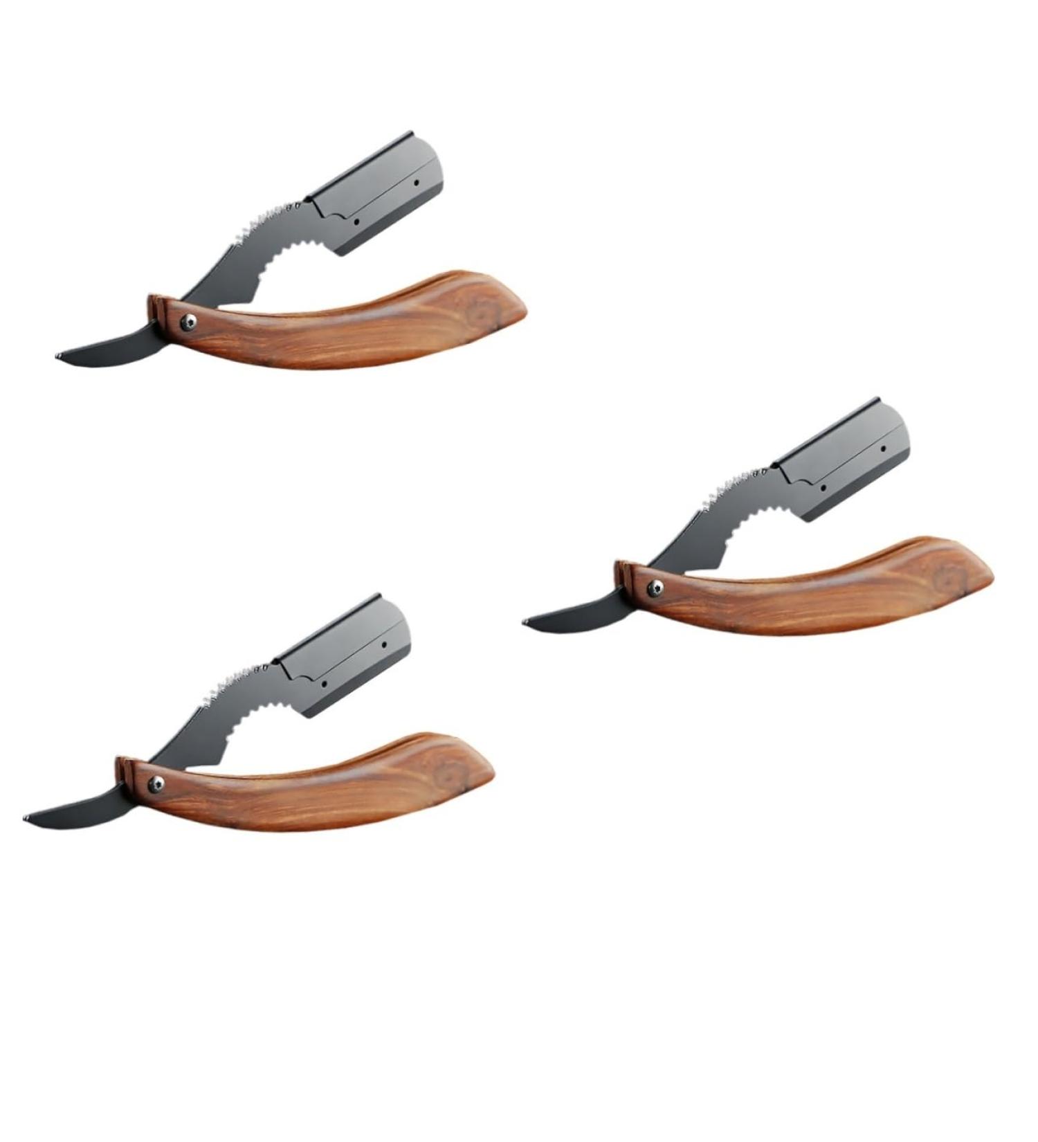 Beavorty 3-Pack Women's Manual Razor Set - Face Hair & Eyebrow Trimmer - Rosewood Bartschneider - Buy Online on GoSupps.com