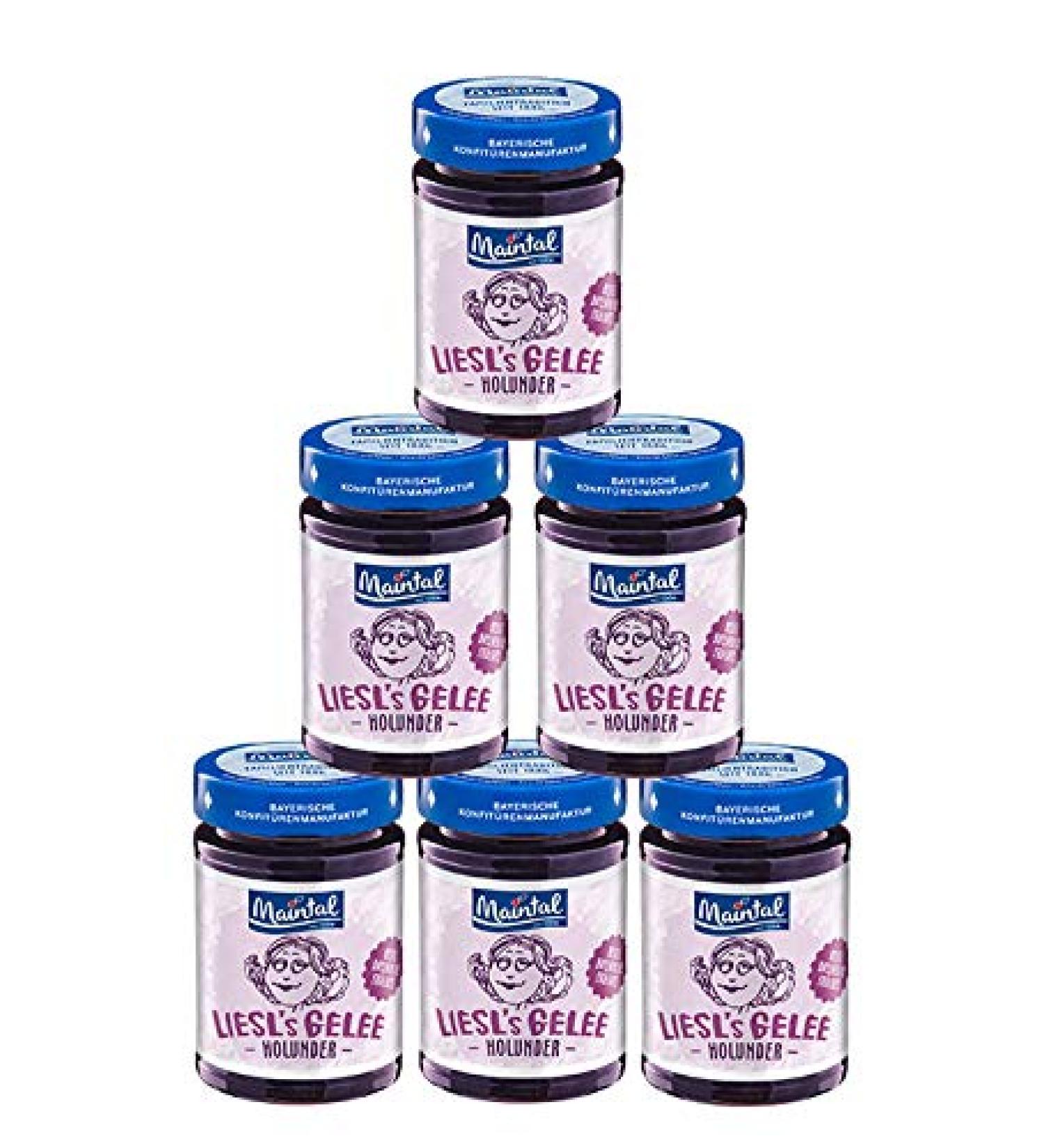 Bavarian Elderberry Jelly Set - 6 x 220g | Premium International Shipping - Buy Online on GoSupps.com