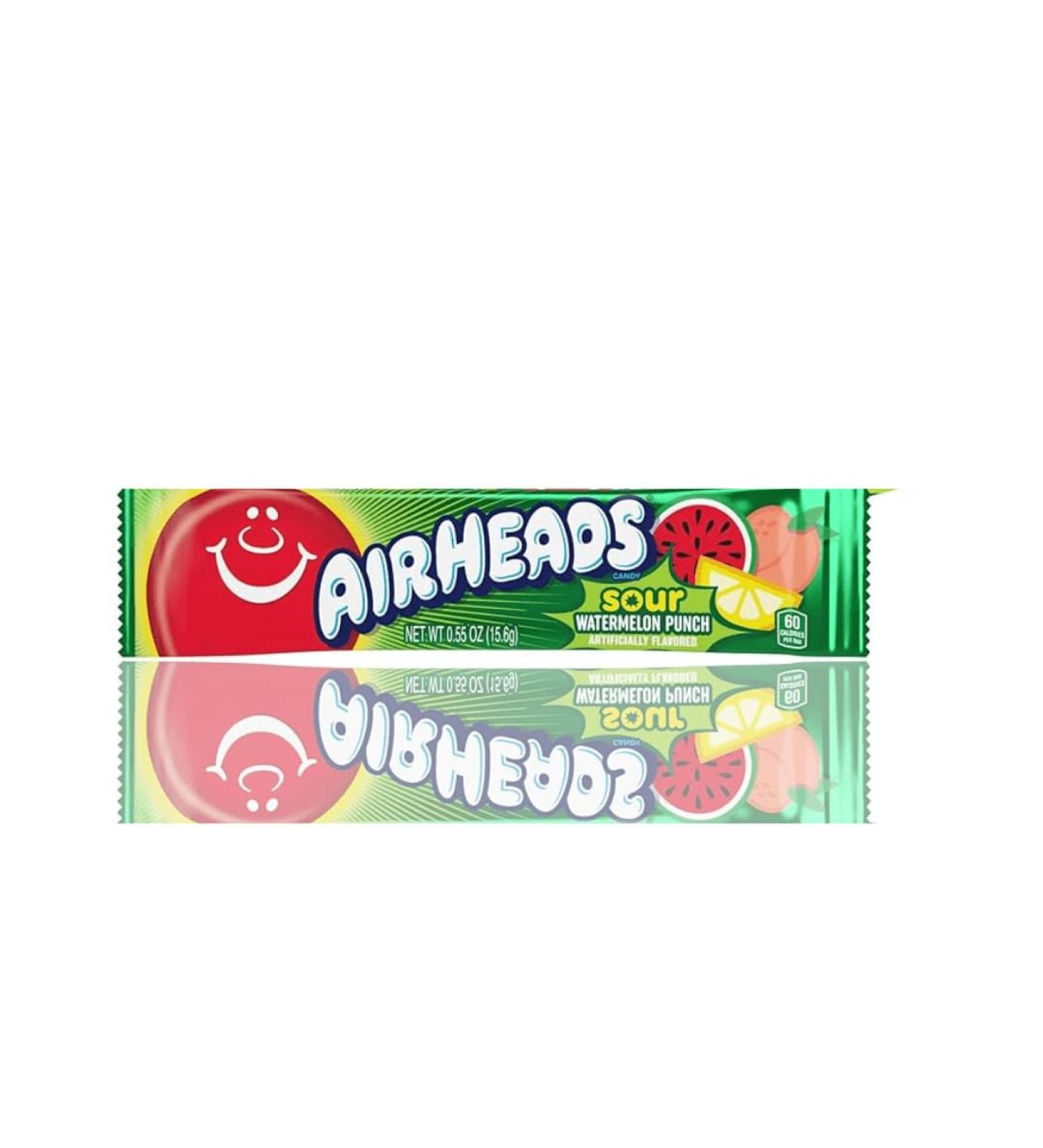 Broadway candy Airheads Singles Sour Watermelon Punch 36 x 15.6 g