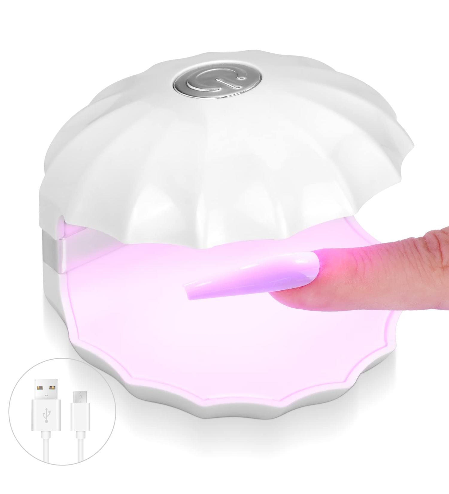 SAVILAND Mini LED Nail Lamp - 18W Portable UV LED Lamp for Gel Nails | Quick-Dry USB Nail Dryer for Professional Manicures at Home - Buy Online on GoSupps.com