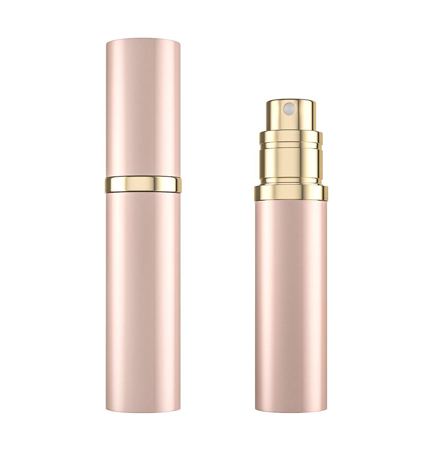 Refillable Perfume Bottle Atomizer - 5ml Travel Spray Pump for Men & Women | Portable Rose Gold Design - Buy Online on GoSupps.com
