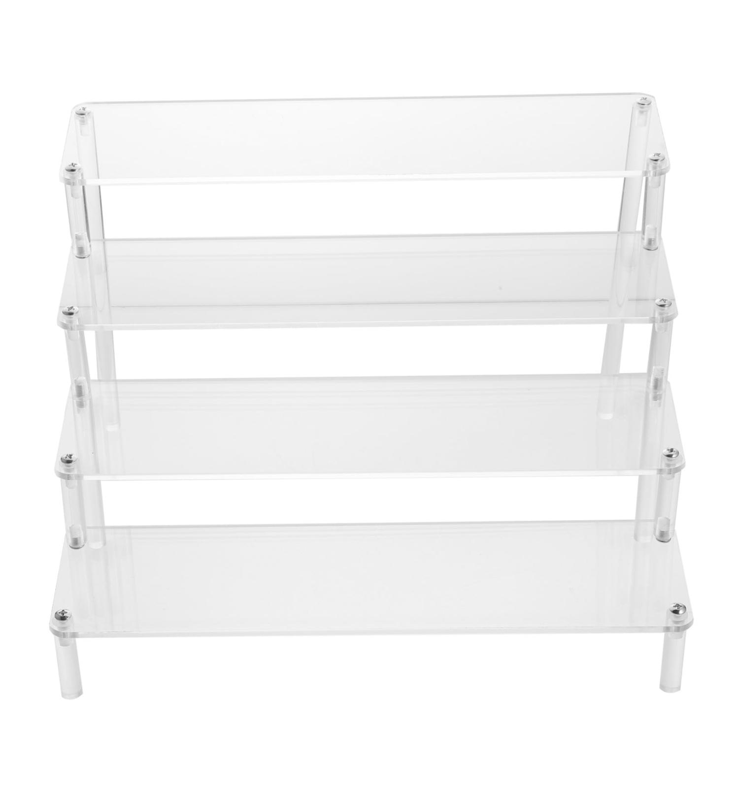  TOYZFRIENDY 1 pc Acrylic Clear Lip Gloss Holder Display Stand for Cosmetics Organizer Acrylic Makeup Organizer Lip Stain Lip Gloss Lipstick Shelf Nail Polish Rack - Buy Online on GoSupps.com