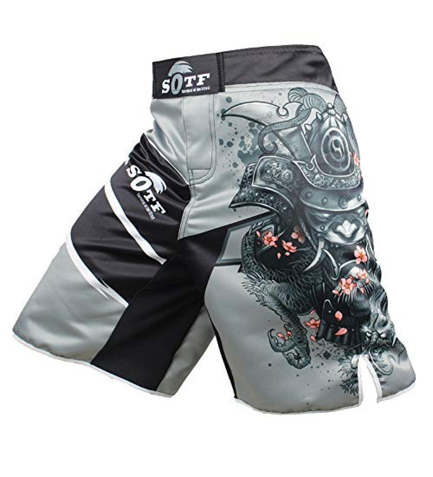 SOTF Men's Boxing and MMA Shorts for Muay Thai and BJJ - Large Size - Buy Online on GoSupps.com