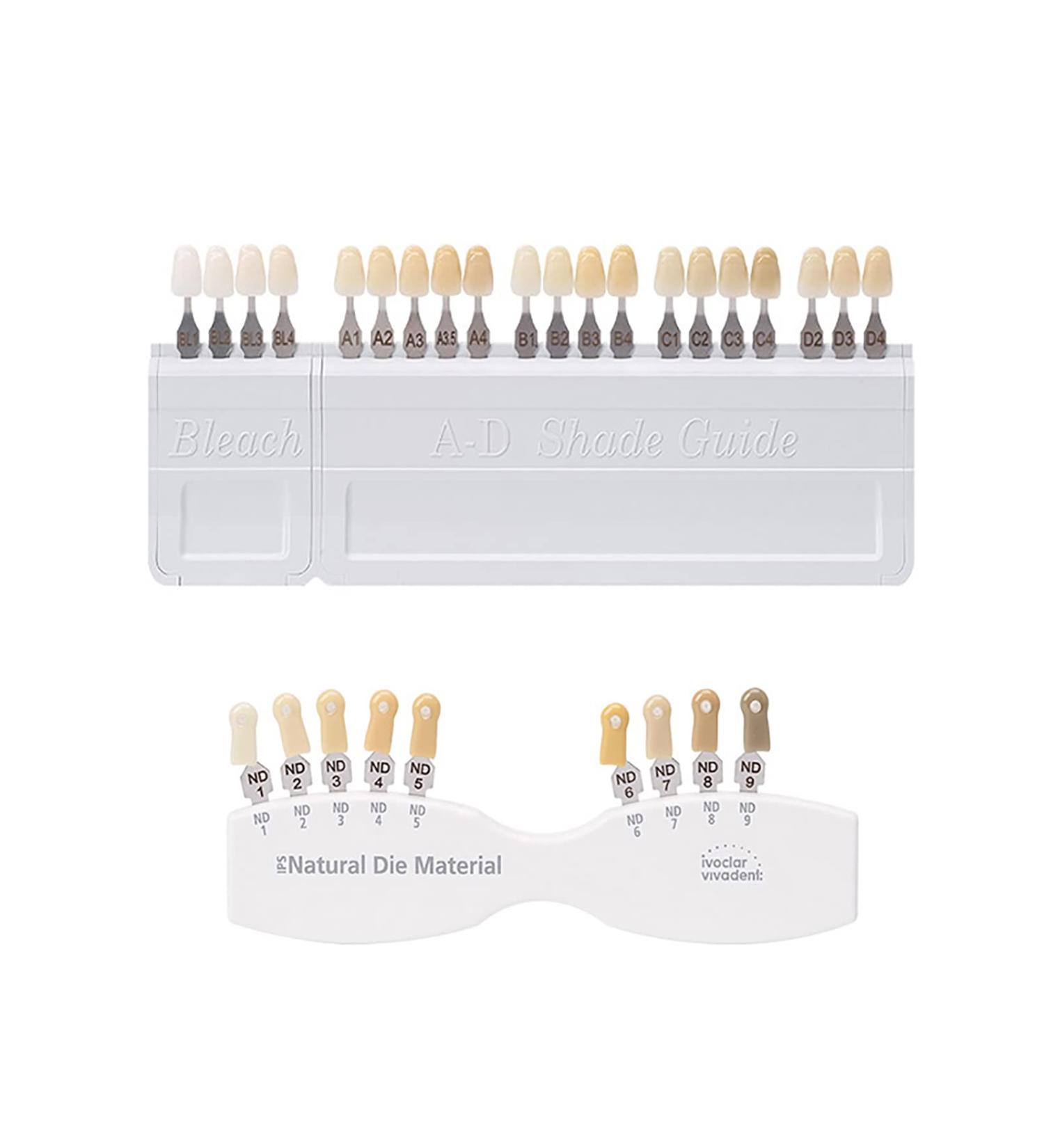 iksvmsis Dental Color Chart Teeth Shade Guide Teeth Whitening Shade Guide 29 Colors Professional Teeth Whitening Color Chart for Teeth Color Comparison - Buy Online on GoSupps.com