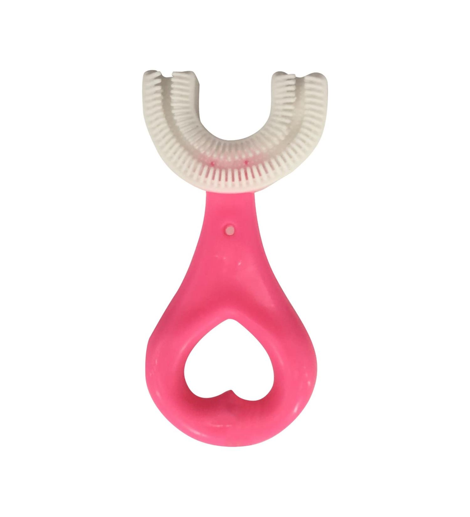 Muised Kids U Shaped Toothbrush - Toddler Training Brush | Soft Silicone | 360 Oral Cleaning Design | Ages 6-12 - Buy Online on GoSupps.com