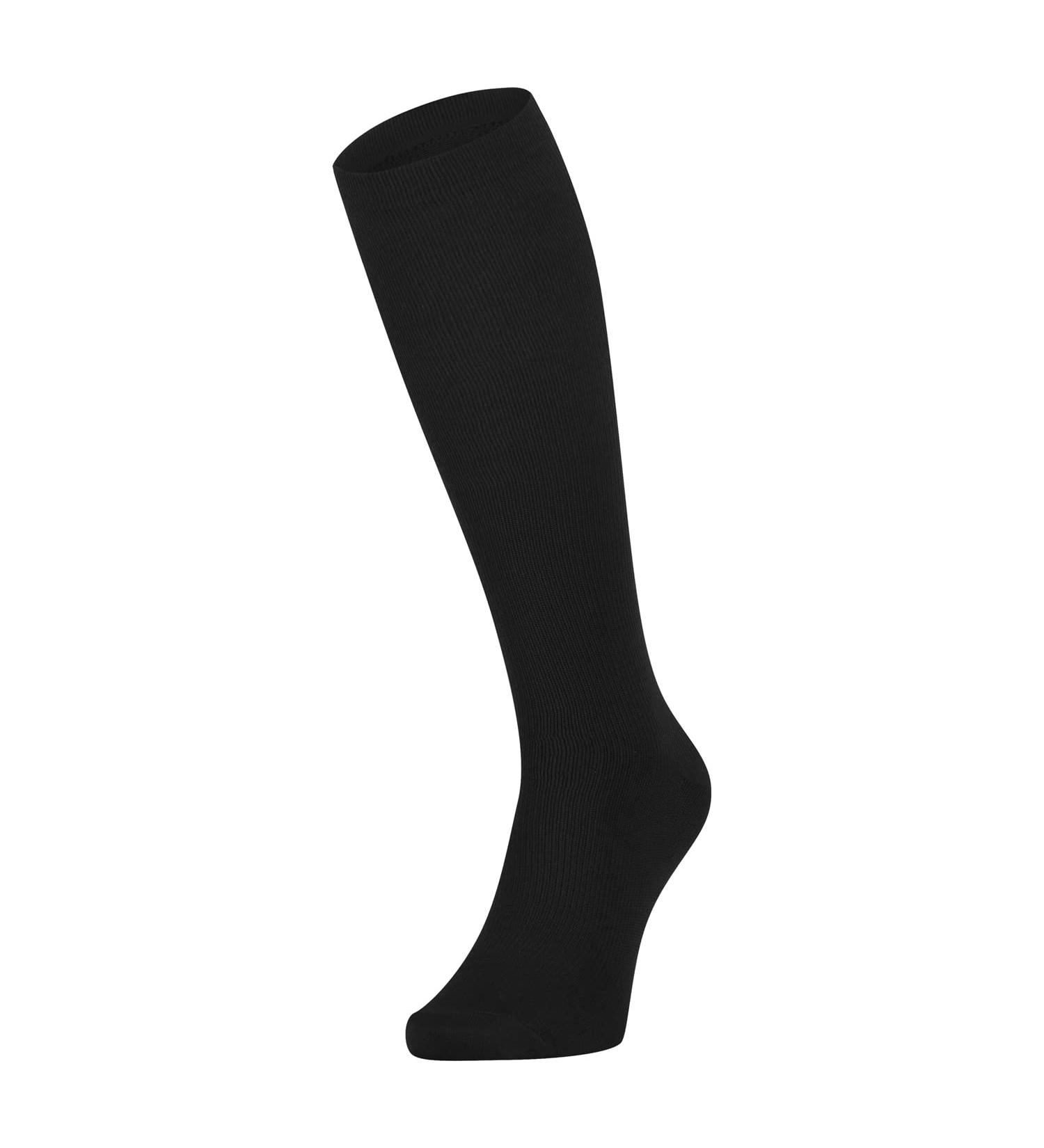 Support Stockings | Travel Stockings Closed Toe (Black/White) - Per Pair | International Shipping Available - Buy Online on GoSupps.com