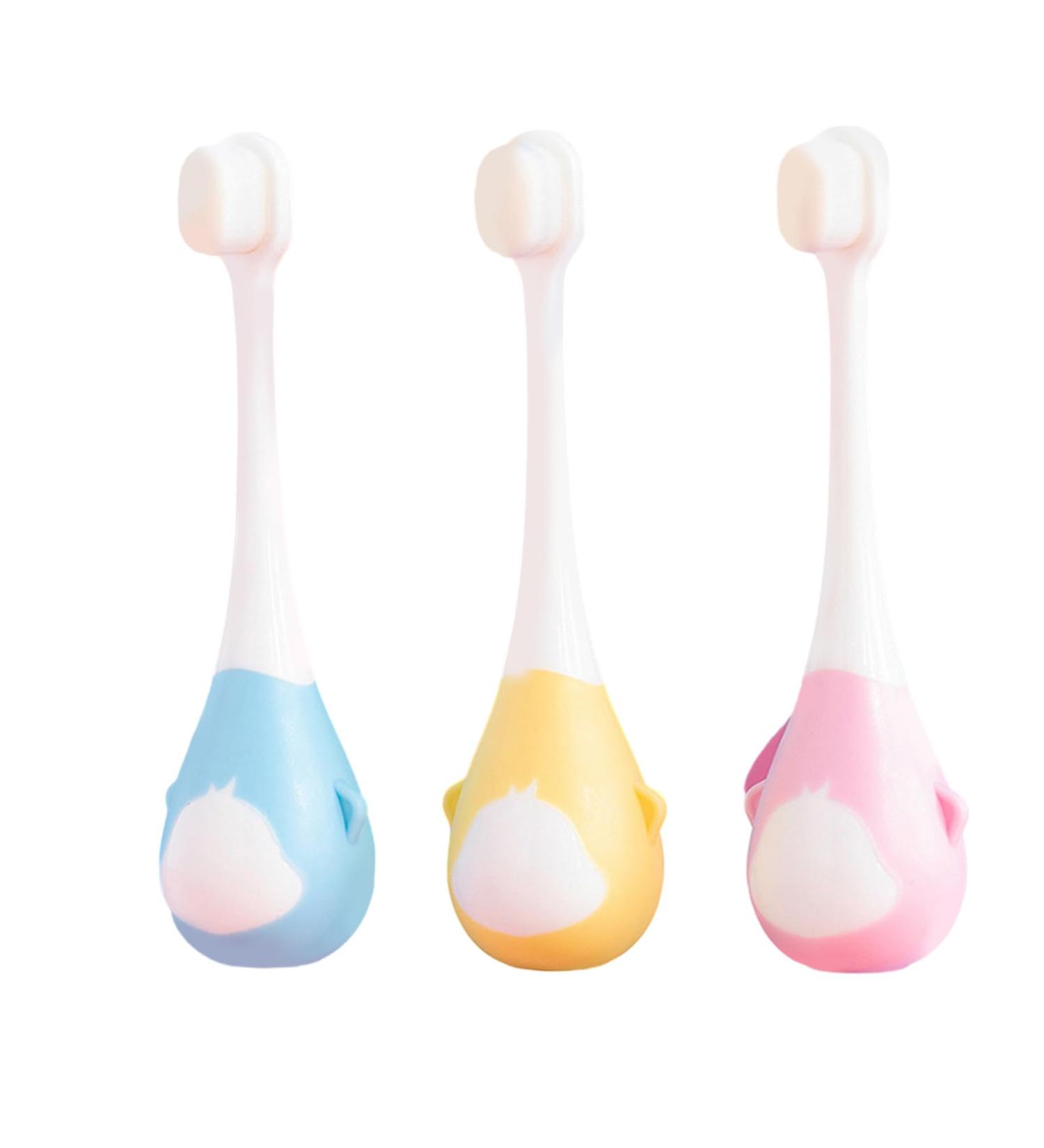 Buy Children's Cartoon Toothbrushes - Super Soft Bristles for Effective Training & Care - Portable & Fun Designs - Buy Online on GoSupps.com