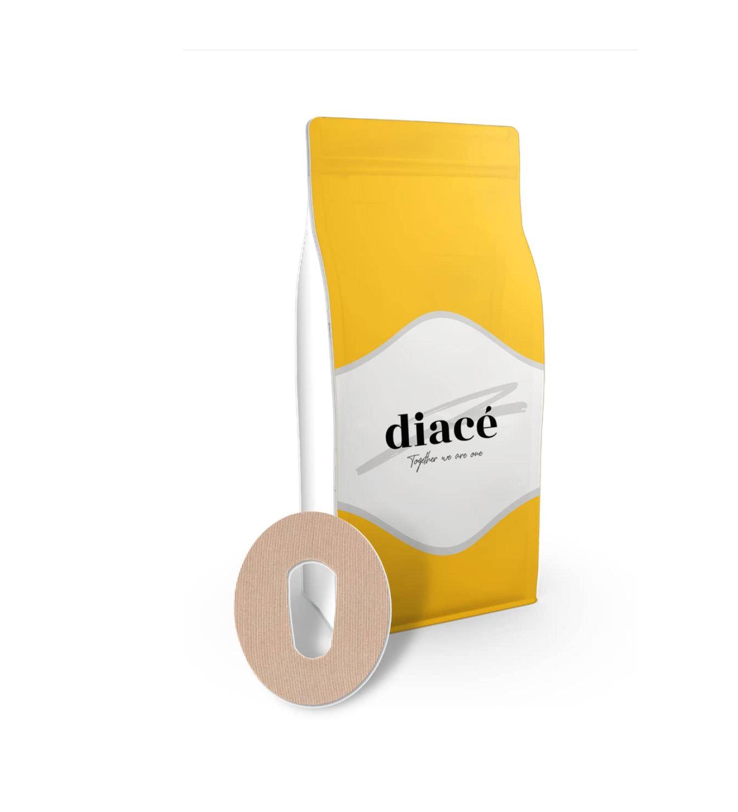 Diac Fixation Patch for Dexcom G6 - Nude Diabetes Sensor Stickers | 20 Pack Diabetes Accessories - Buy Online on GoSupps.com