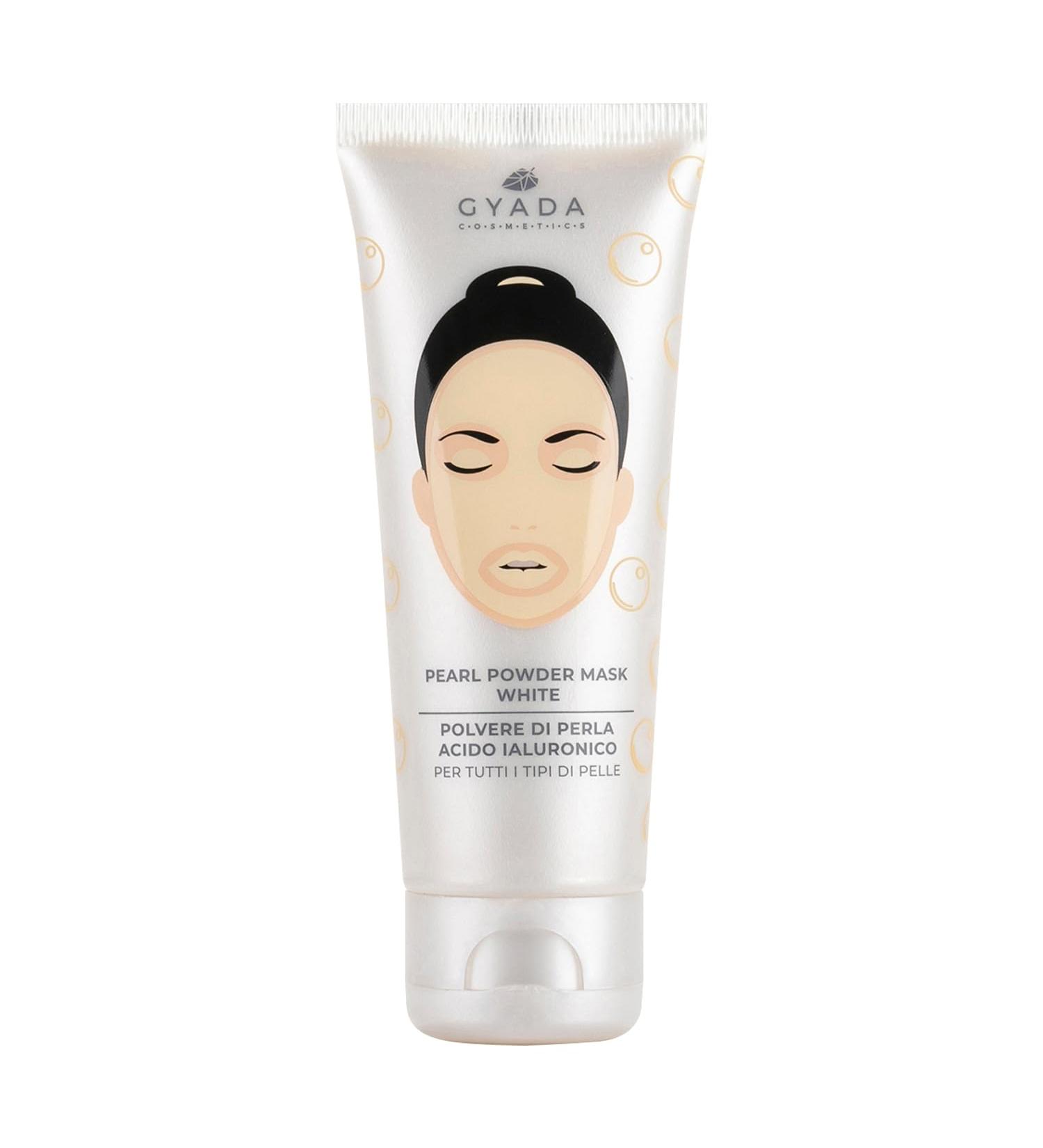  GYADA COSMETICS GYADA COSMETICS Pearl Powder Mask White Moisturizes and Repairs Face Mask with Anti-Aging and Healing Action Suitable for All Skin Types with Pearl Powder and Hyaluronic Acid 75 ml - Buy Online on GoSupps.com