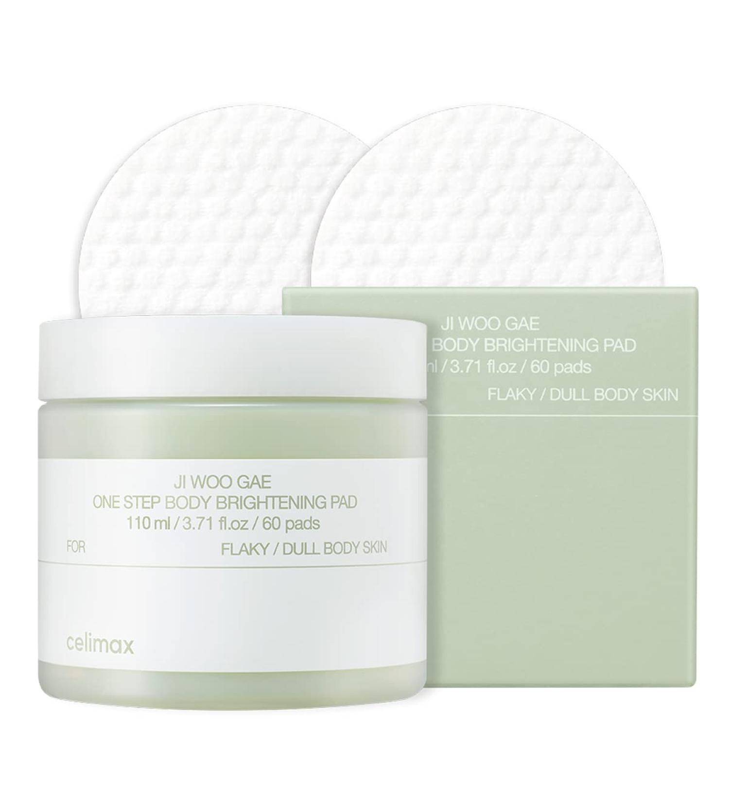 Celimax Body Brightening Pad with Green Tea & Vitamin B - Armpit Cleaner with White Truffle & Resveratrol - 60 Pads - Buy Online on GoSupps.com