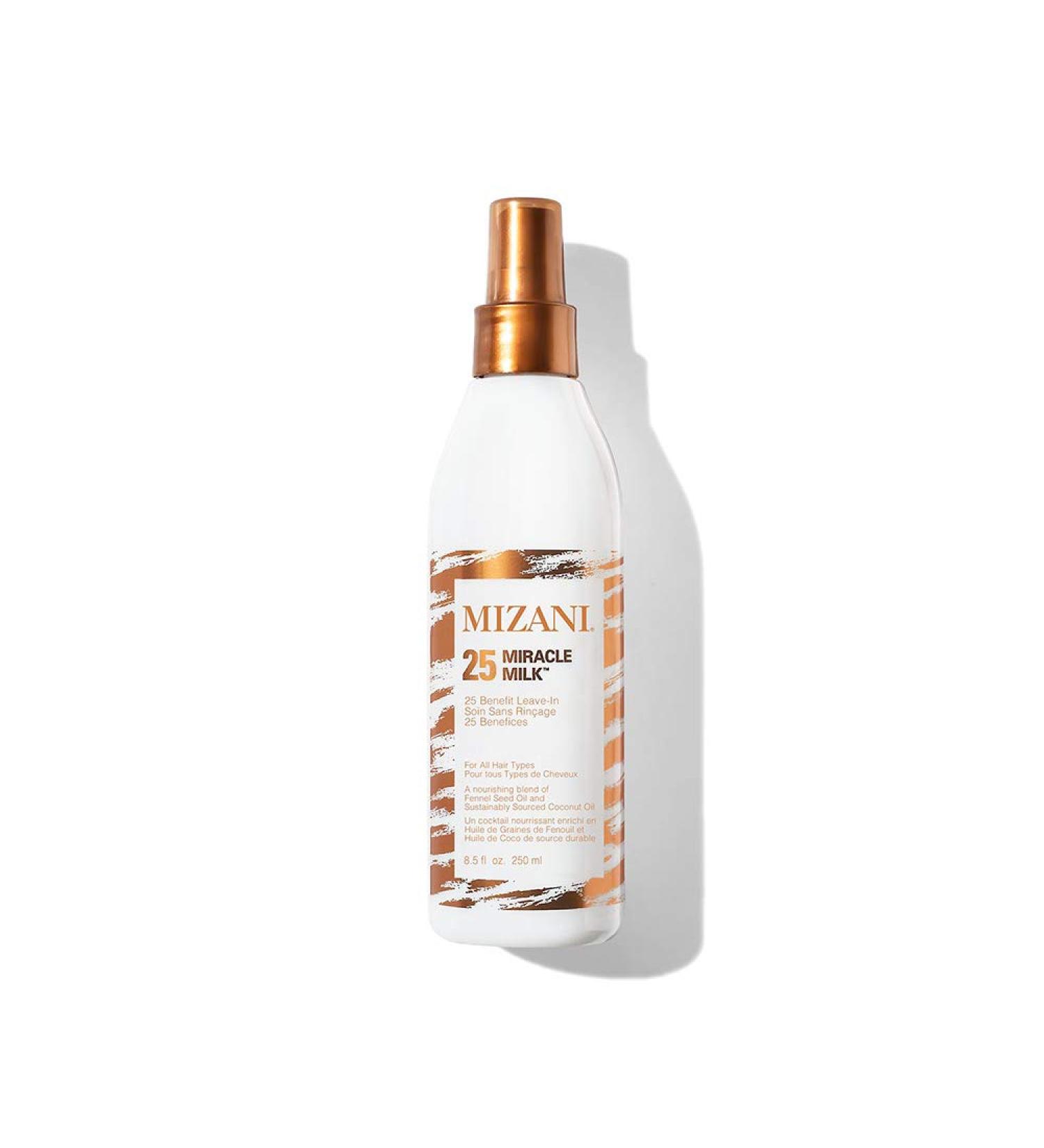 MIZANI 25 Miracle Milk Leave-In Conditioner 8.5 Fl Oz - Moisturizing Detangler Spray for Frizzy & Curly Hair - Buy Online on GoSupps.com