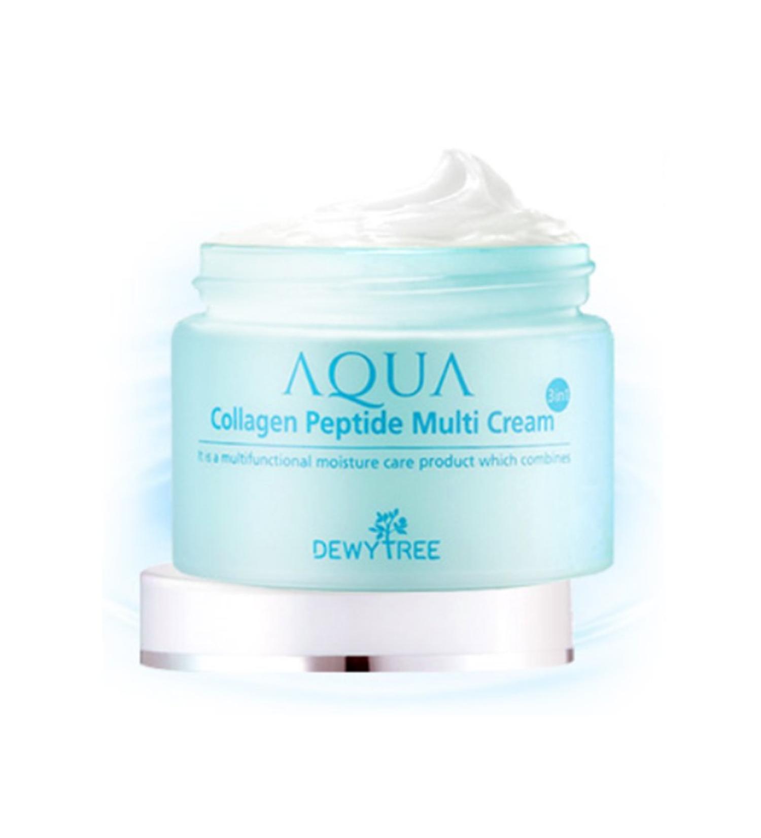 Dewytree Aqua Collagen Peptide Cream 1.69 fl oz 50 ml - Buy Online on GoSupps.com