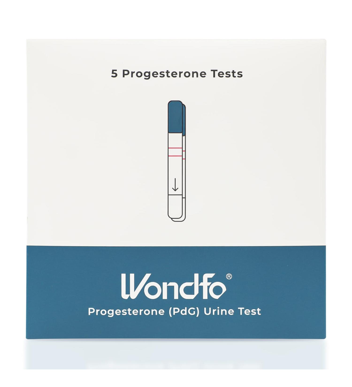 Wondfo PdG Test Strips - 5 Progesterone Tests for Confirming Ovulation at Home - Buy Online on GoSupps.com
