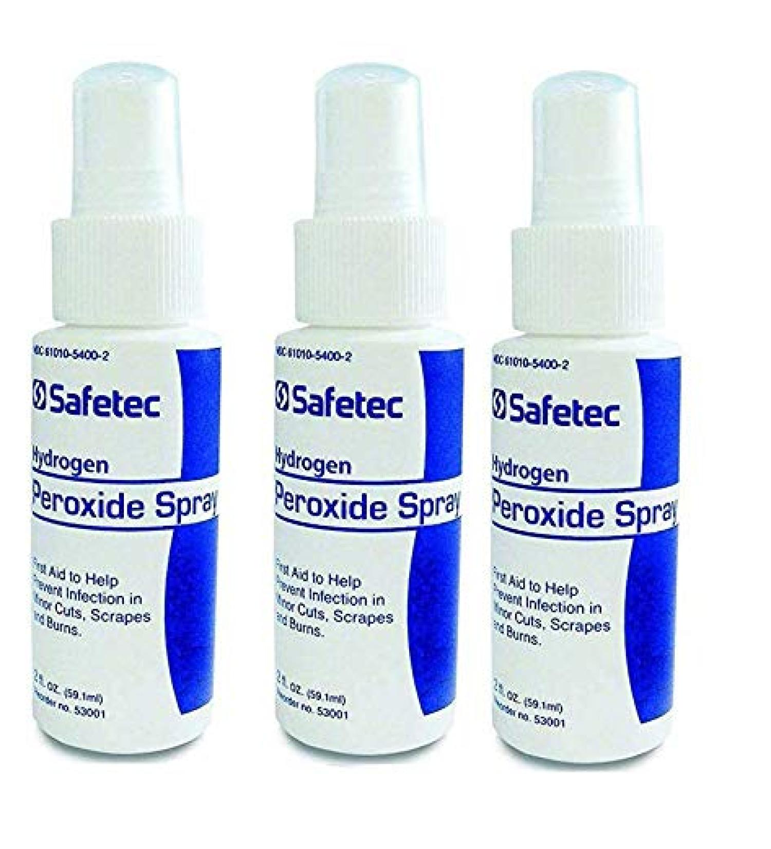 Hydrogen Peroxide Travel Spray 2 Fl Oz - 3 Pack | Portable Disinfectant Spray - Buy Online on GoSupps.com