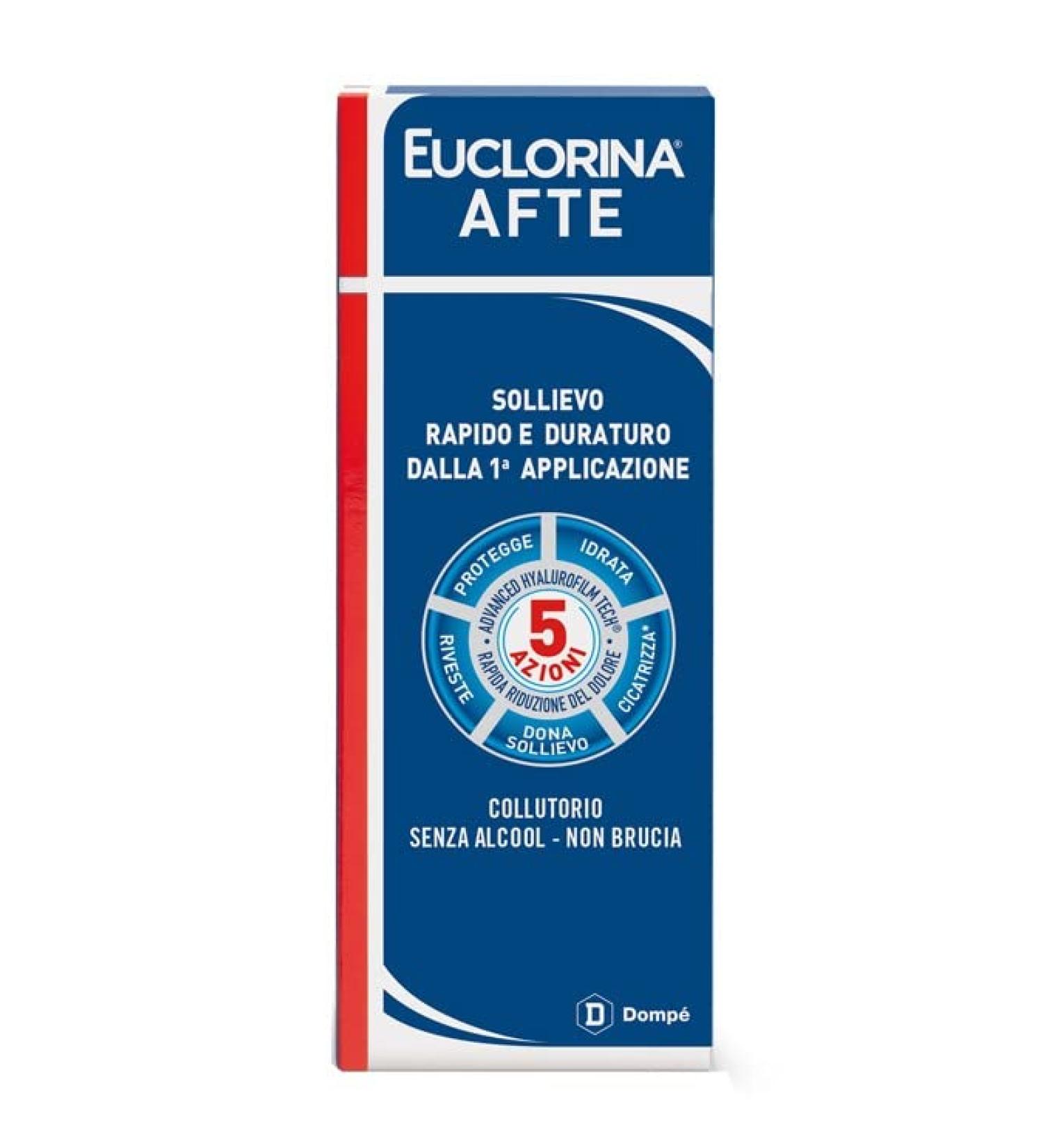 Dompe' Euclorin Afte Mouthwash 5 Actions 120 ml
