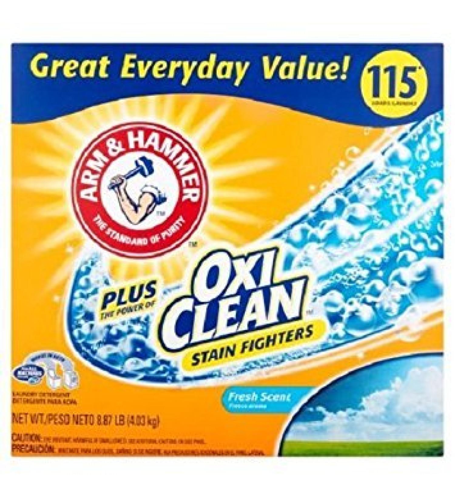 Arm & Hammer Plus OxiClean Stain Fighters Fresh Scent Powder Laundry Detergent 8.86 lbs (1)