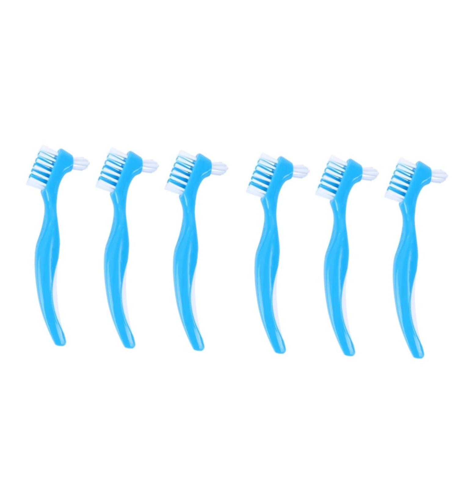 Buy Minkissy 6 STK Prosthesis Brush & Cleaning Tablets - Double Cleaning Tool for Dentures - Mini Toothbrush for Oral Care - International Shipping Available - Buy Online on GoSupps.com