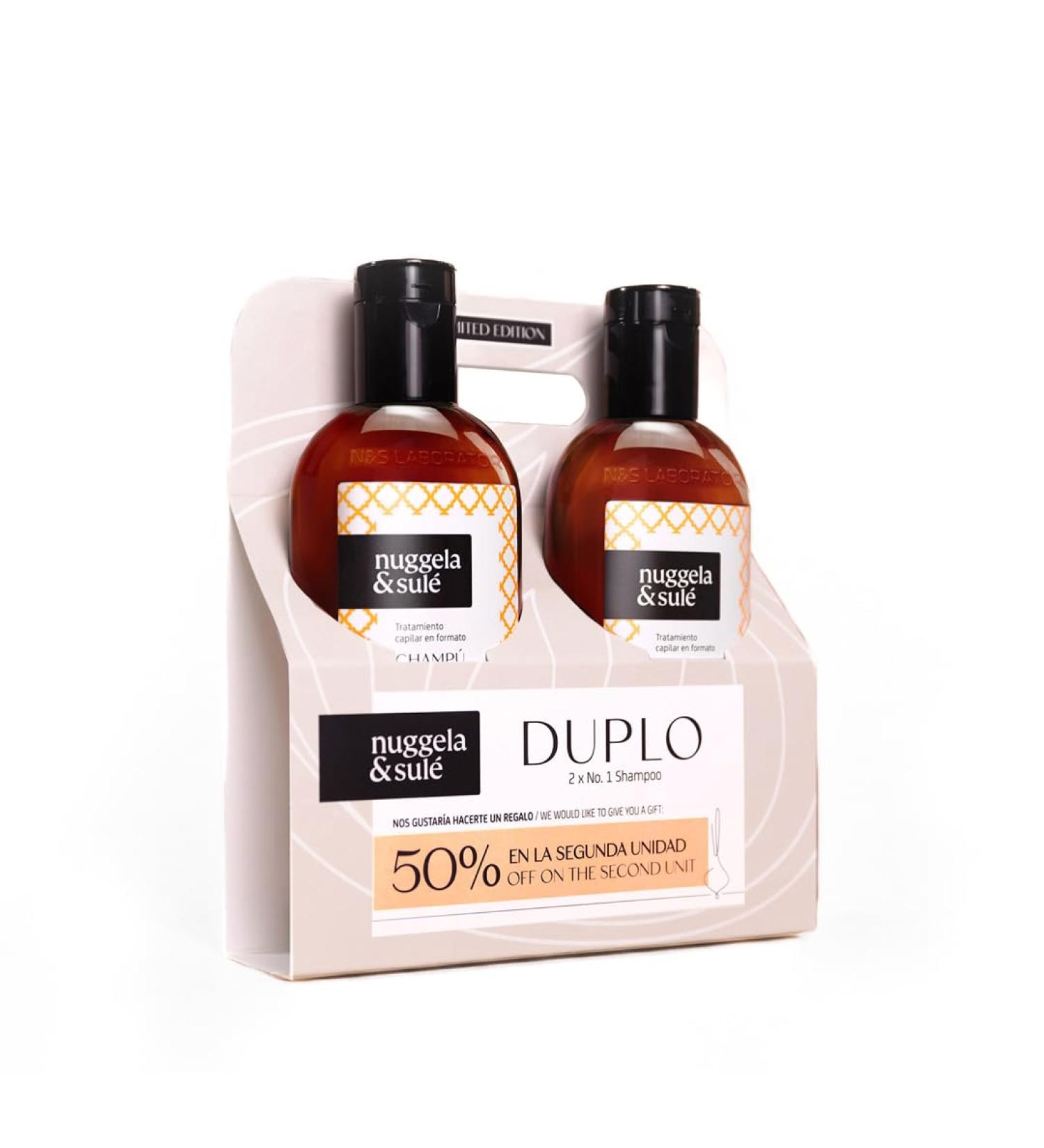 Nuggela & Sul DUPLO Pack: #1 Limited Edition Shampoo - 50% Off Second Unit Strengthens & Stimulates Hair Growth 2 x 250ml - Buy Online on GoSupps.com