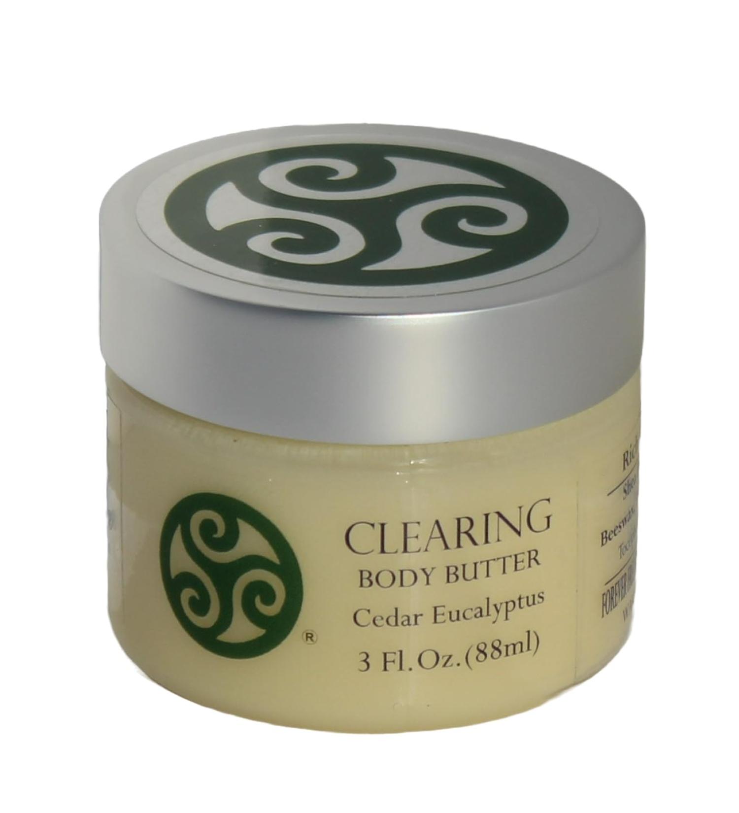 Trillium Natural Body Butter - Clearing Cedar Eucalyptus Clearing - 3 oz