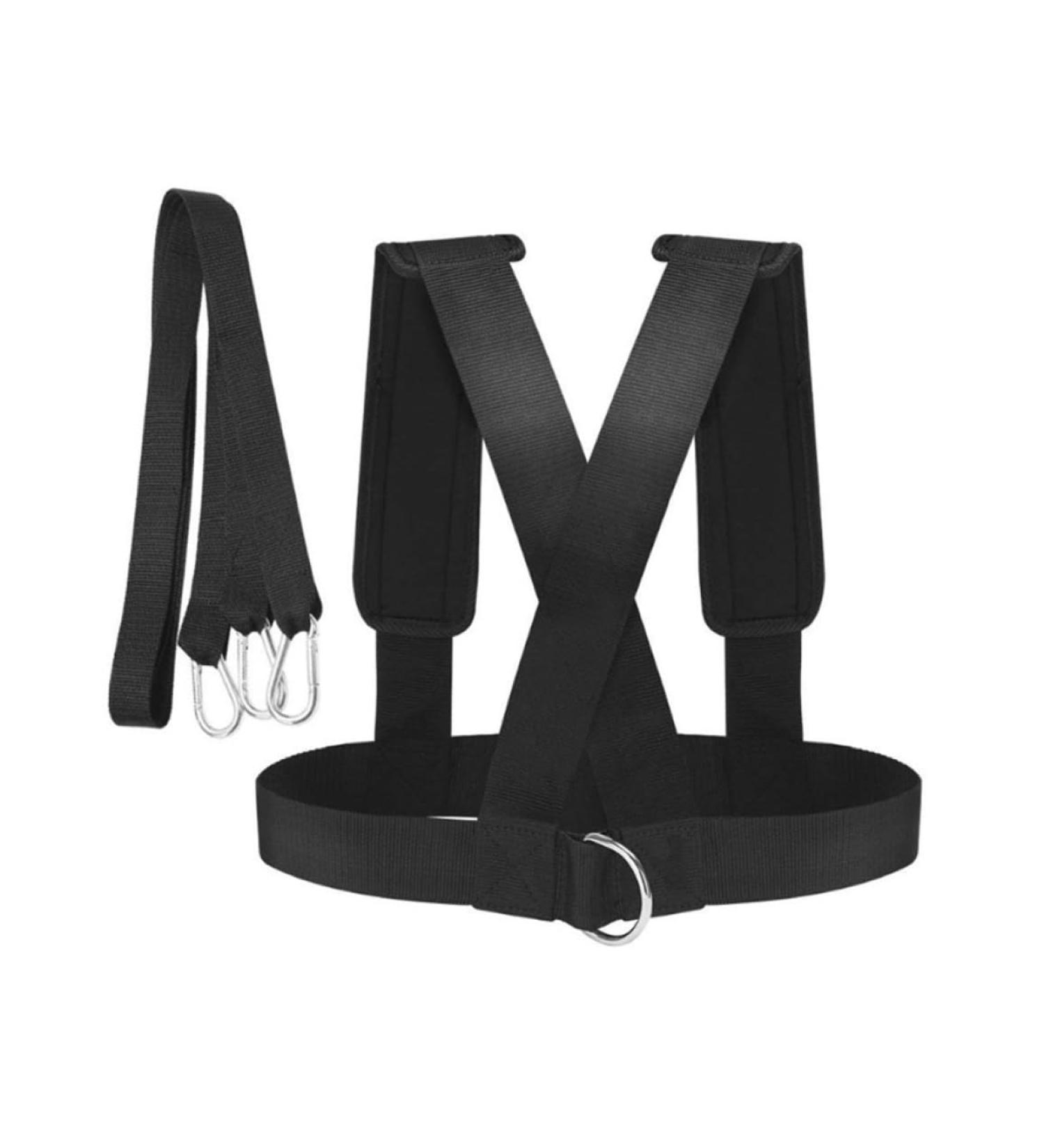 Adjustable Sled Harness for Tire Pulling - Speed Resistance Power Belt & Resistance Bands | International Shipping Available - Buy Online on GoSupps.com