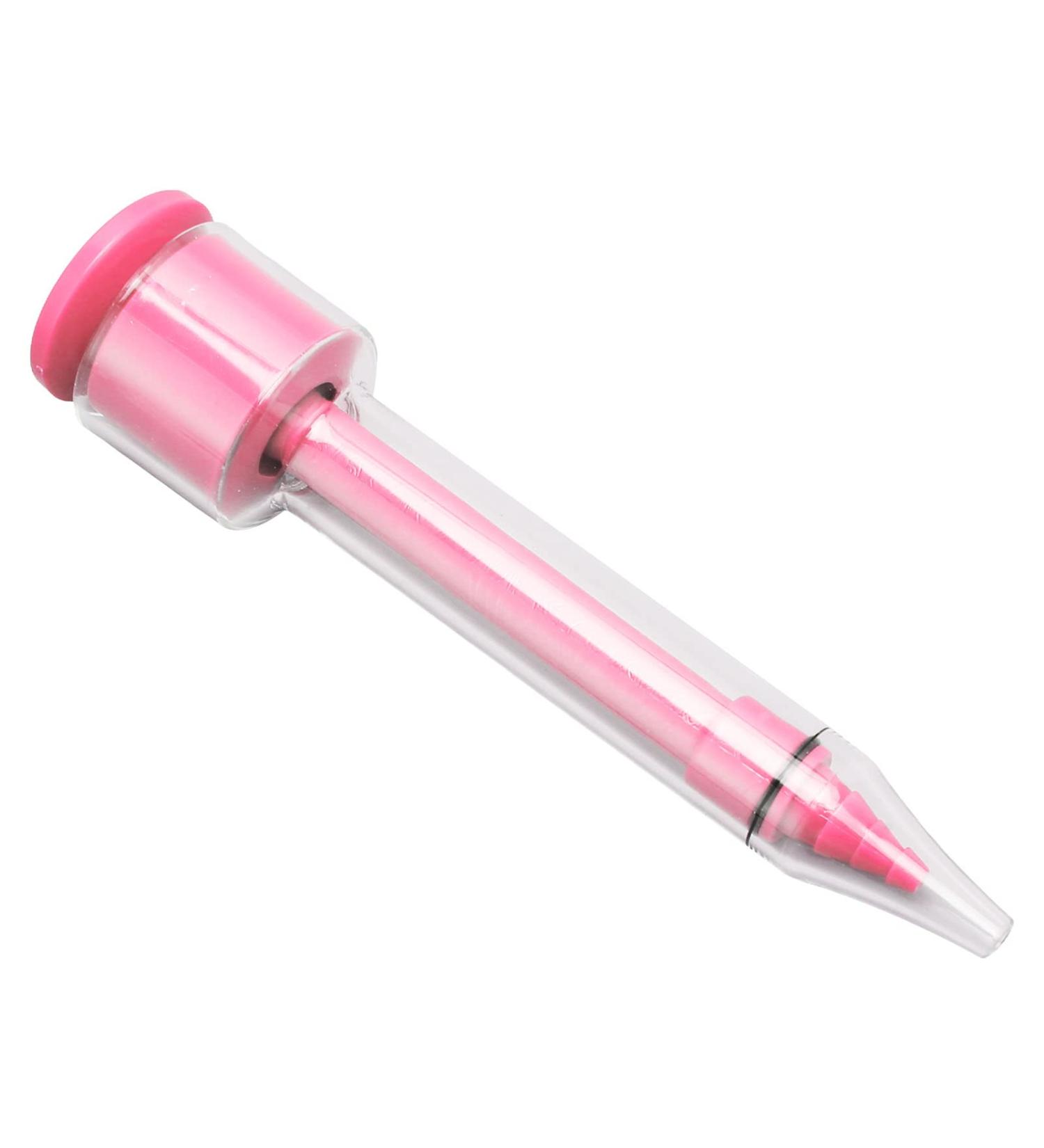 Earmold Syringe 3.5mm Refillable Ear Impression Injector - Ergonomic PP Design (Pink) - Buy Online on GoSupps.com