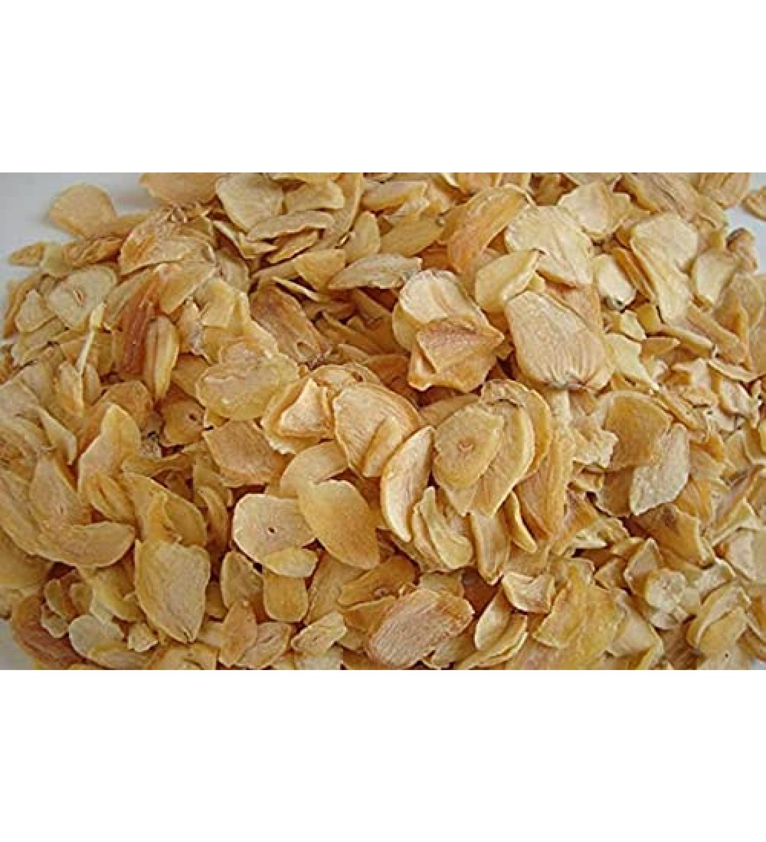 Balsara's 100g - 100% Pure Organic Garlic Flakes - Dried Garlic Flakes - Spices - Herbs - Cooking - Dehydrated Garlic Flakes