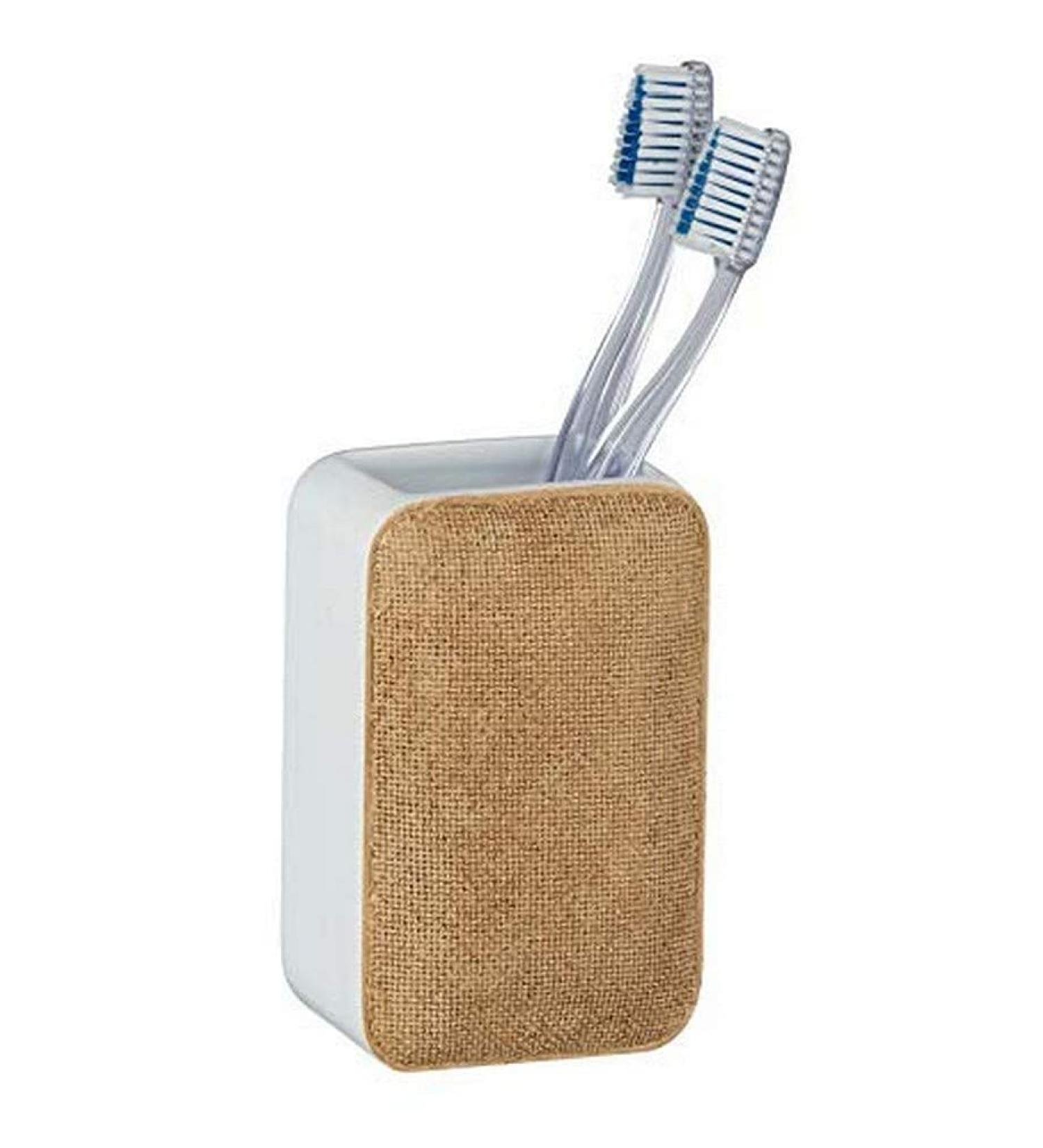 Buy Wenko Ambila Beige Toothbrush Mug Stylish and Functional Bathroom Accessory | International Shipping Available - Buy Online on GoSupps.com