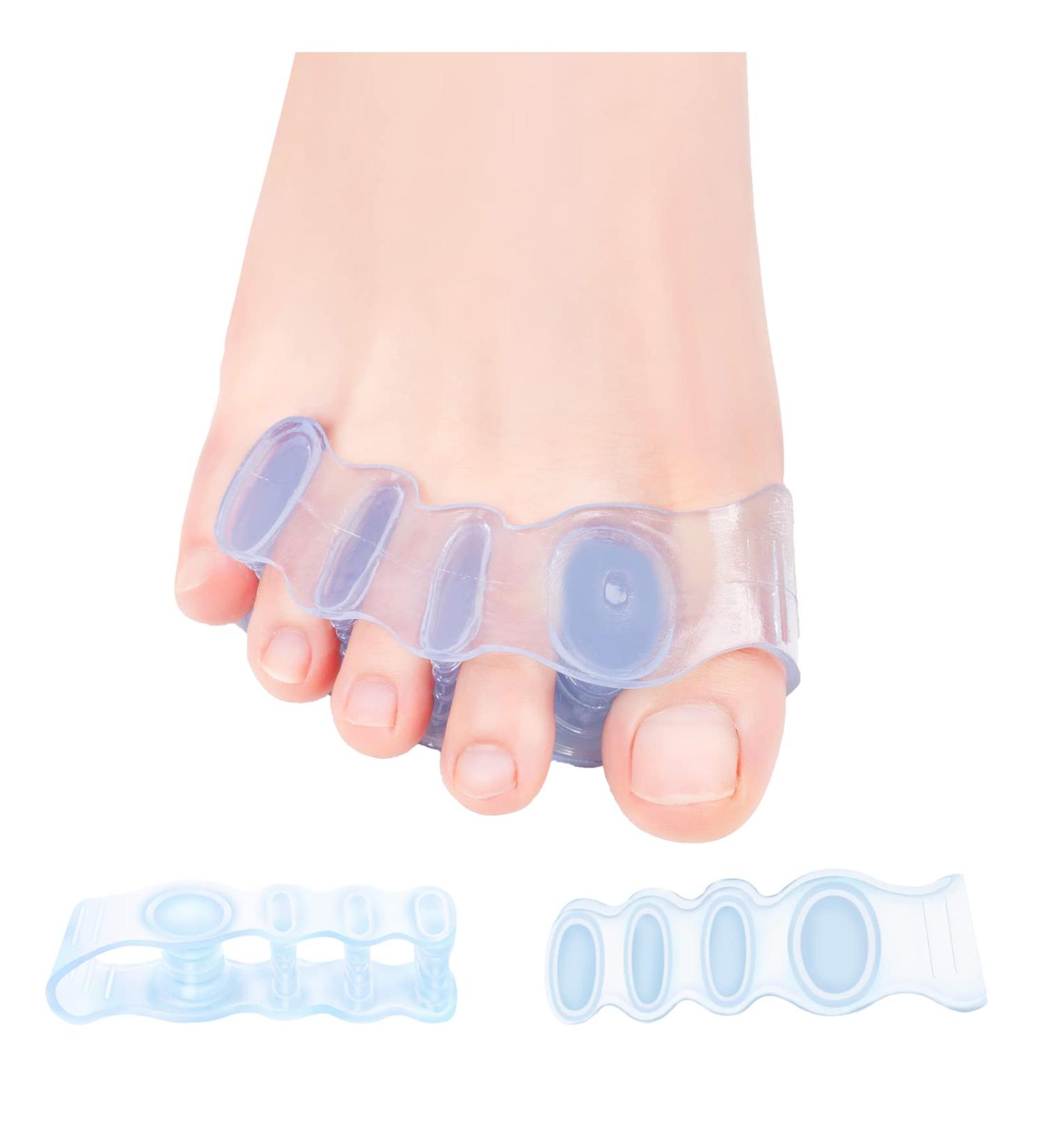 SIQWE 2pcs Toe Separators - Bunion Corrector Toe Spacers for Toe Alignment and Pain Relief - Buy Online on GoSupps.com
