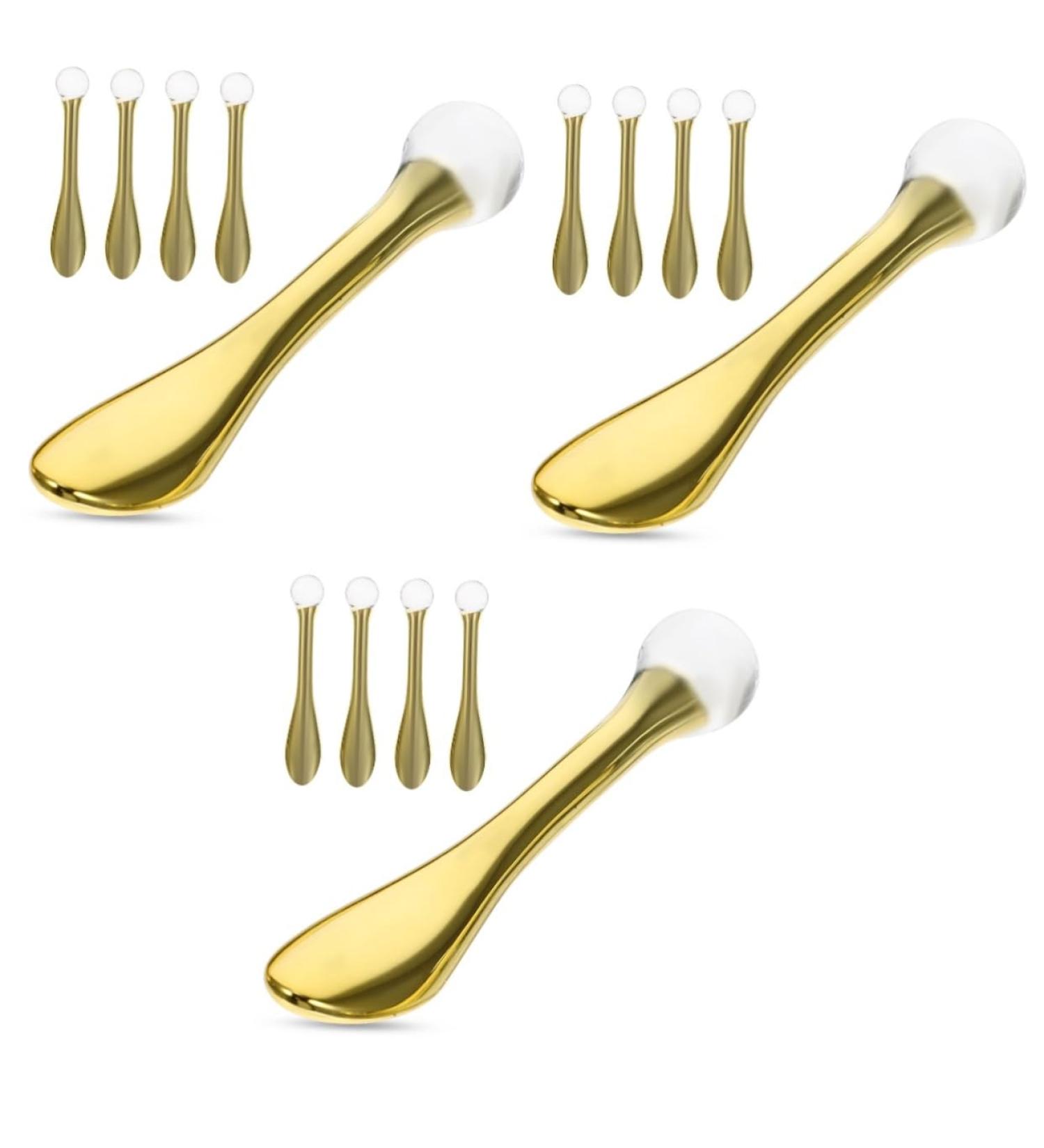 FOMIYES Lot De 3 Cuill res Cr me Pour Les Yeux Outil De Massage Pour Le Visage Et Le Cou Compactes Faciles Transporter Et Nettoyer 5 Pi ces X 3 - Buy Online on GoSupps.com