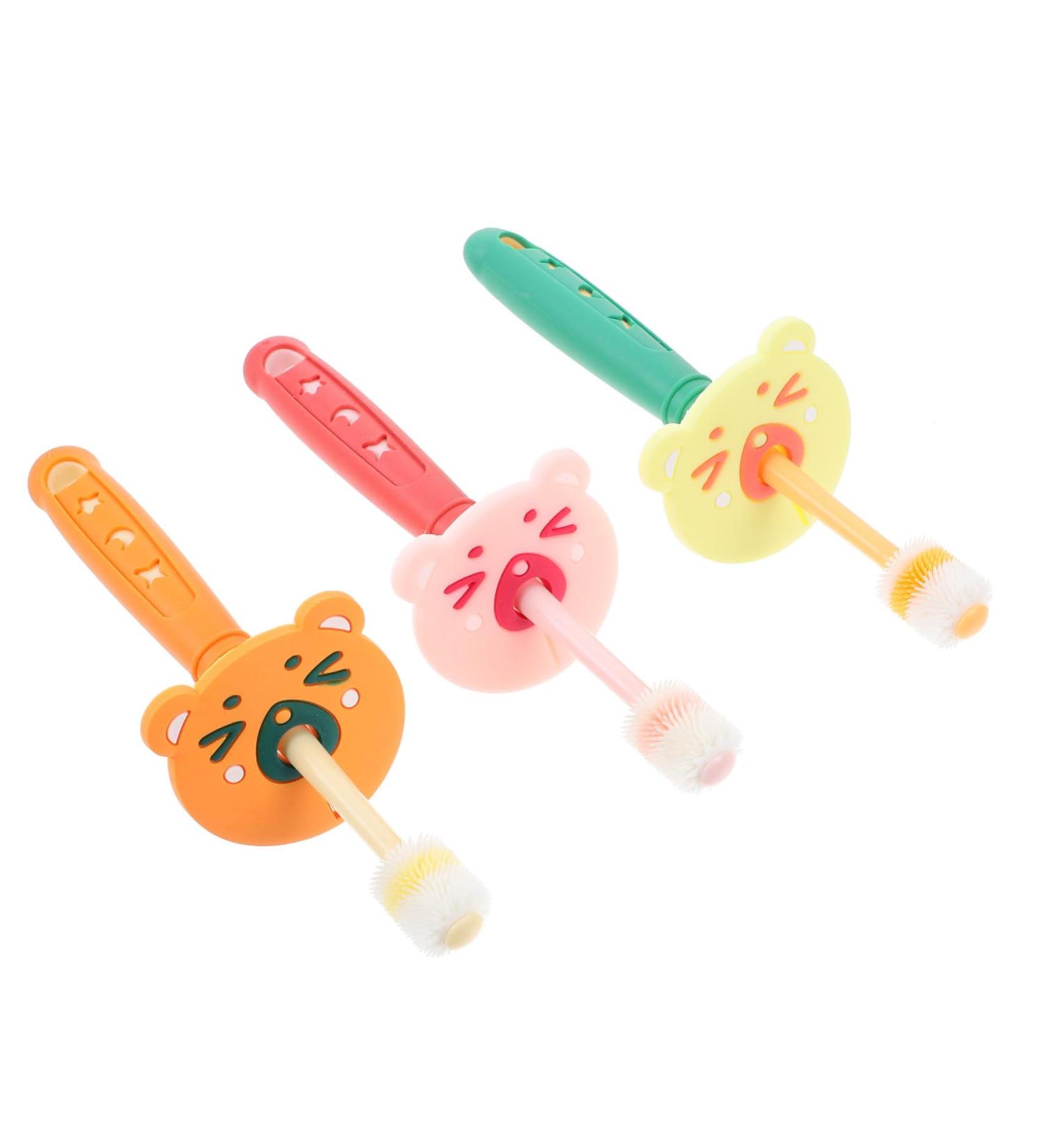 Gogogmee Children's Toothbrush Set - 3 Pieces for Effective Oral Care | International Shipping Available - Buy Online on GoSupps.com