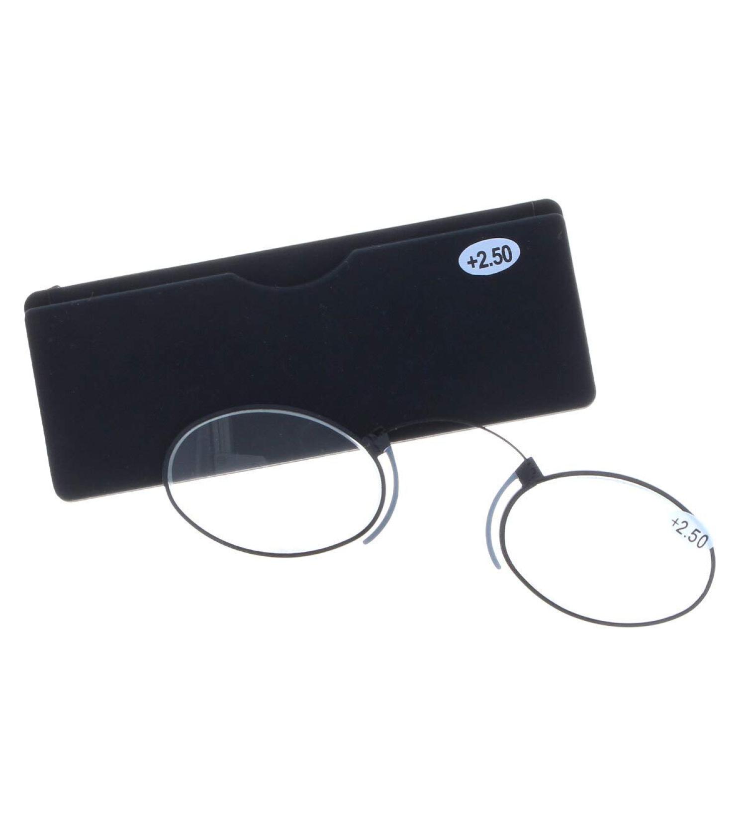 Metal PINCERY / PINCERY as emergency reading glasses / emergency reading aid with +1.50 dpt